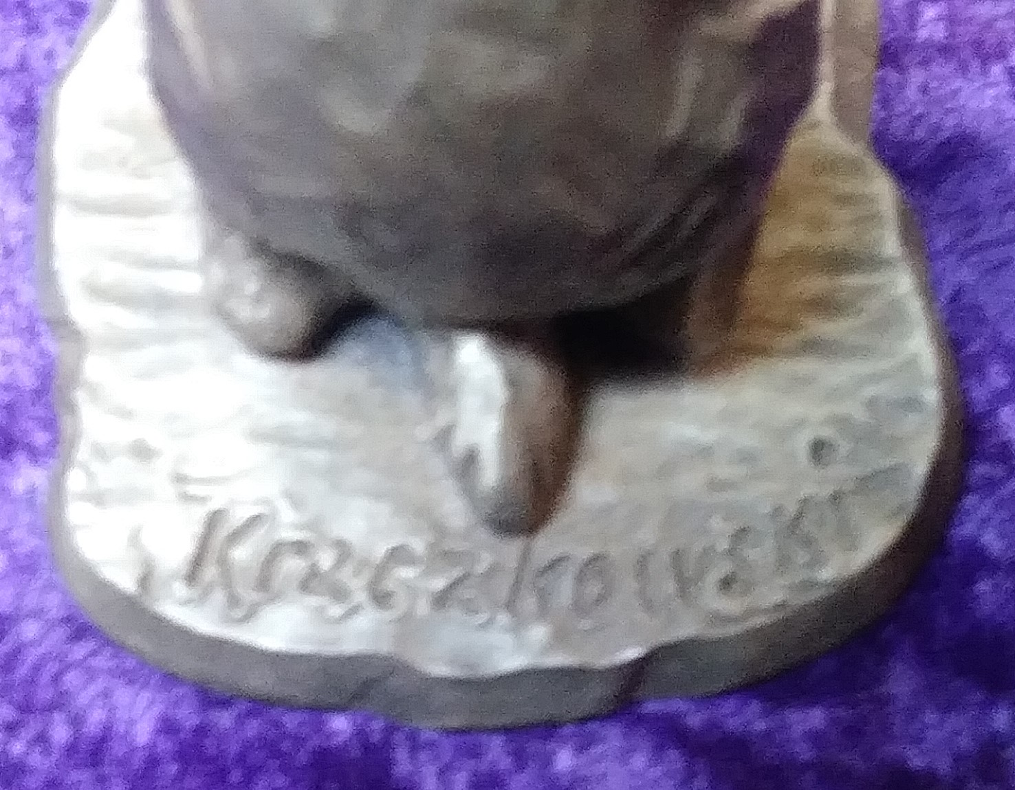 Cocker Spaniel Pewter Miniature Hallmark