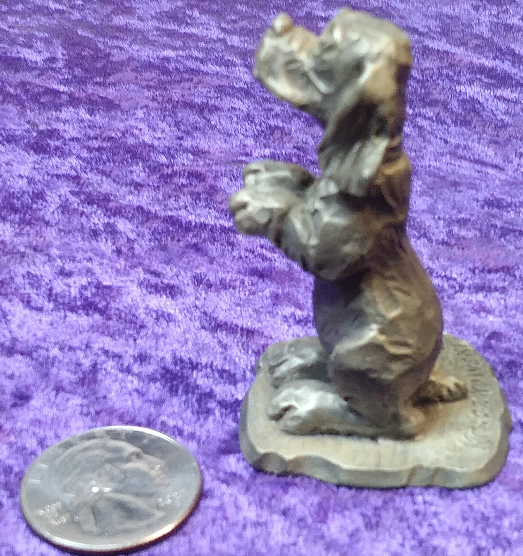 Cocker Spaniel Pewter Miniature Hallmark