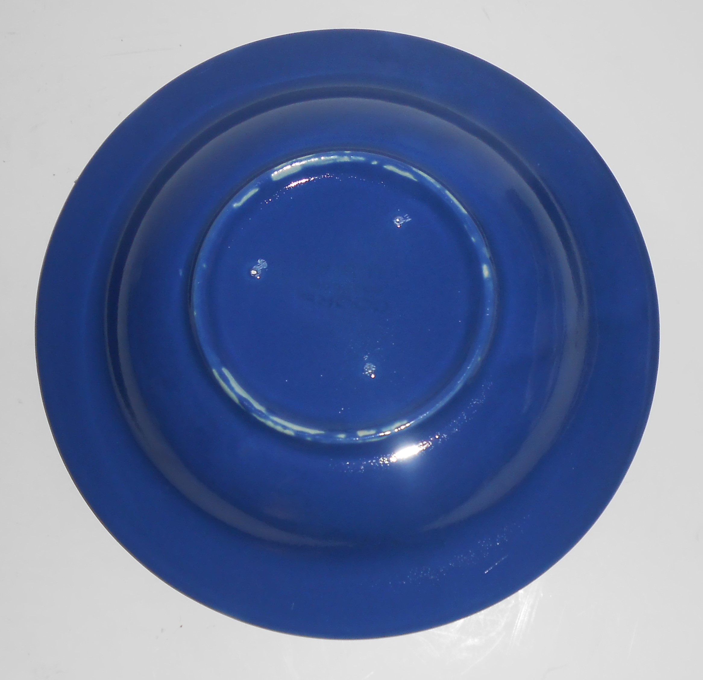 Coors Pottery Rosebud Blue Rimmed Soup Bowl #5