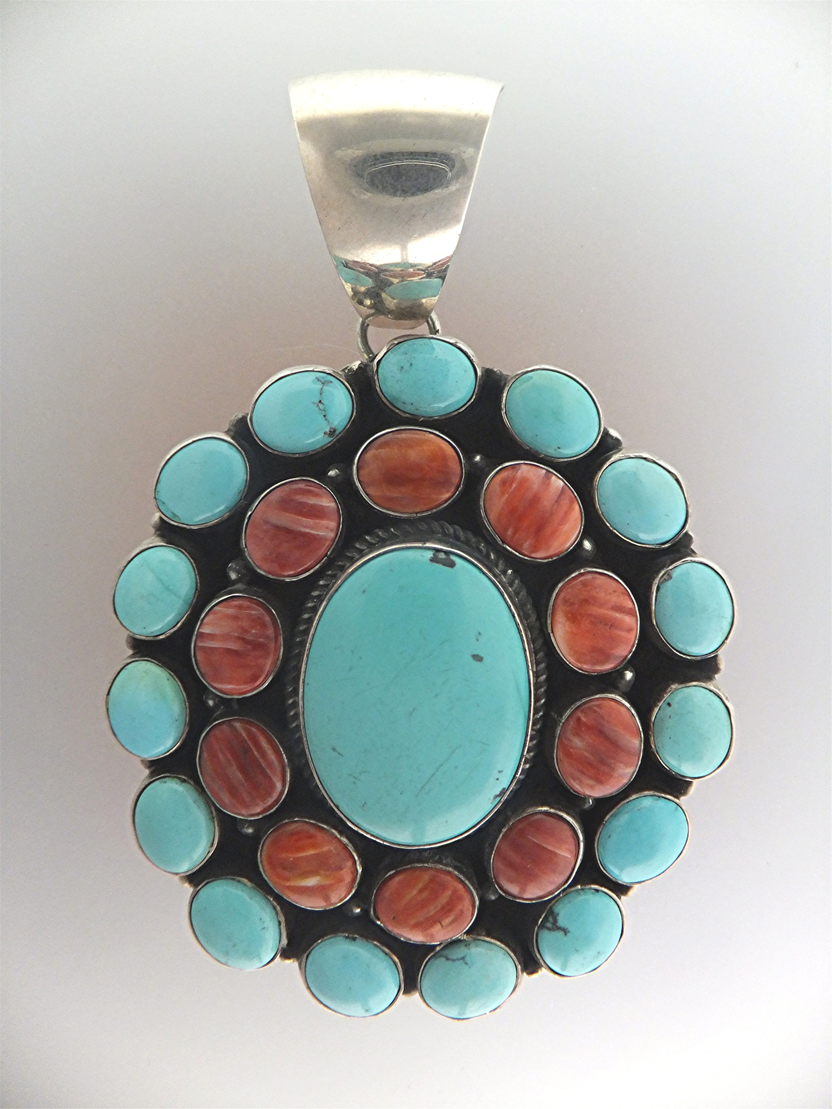 Russel Sam Sterling Silver Sleeping Beauty Turquoise Pe