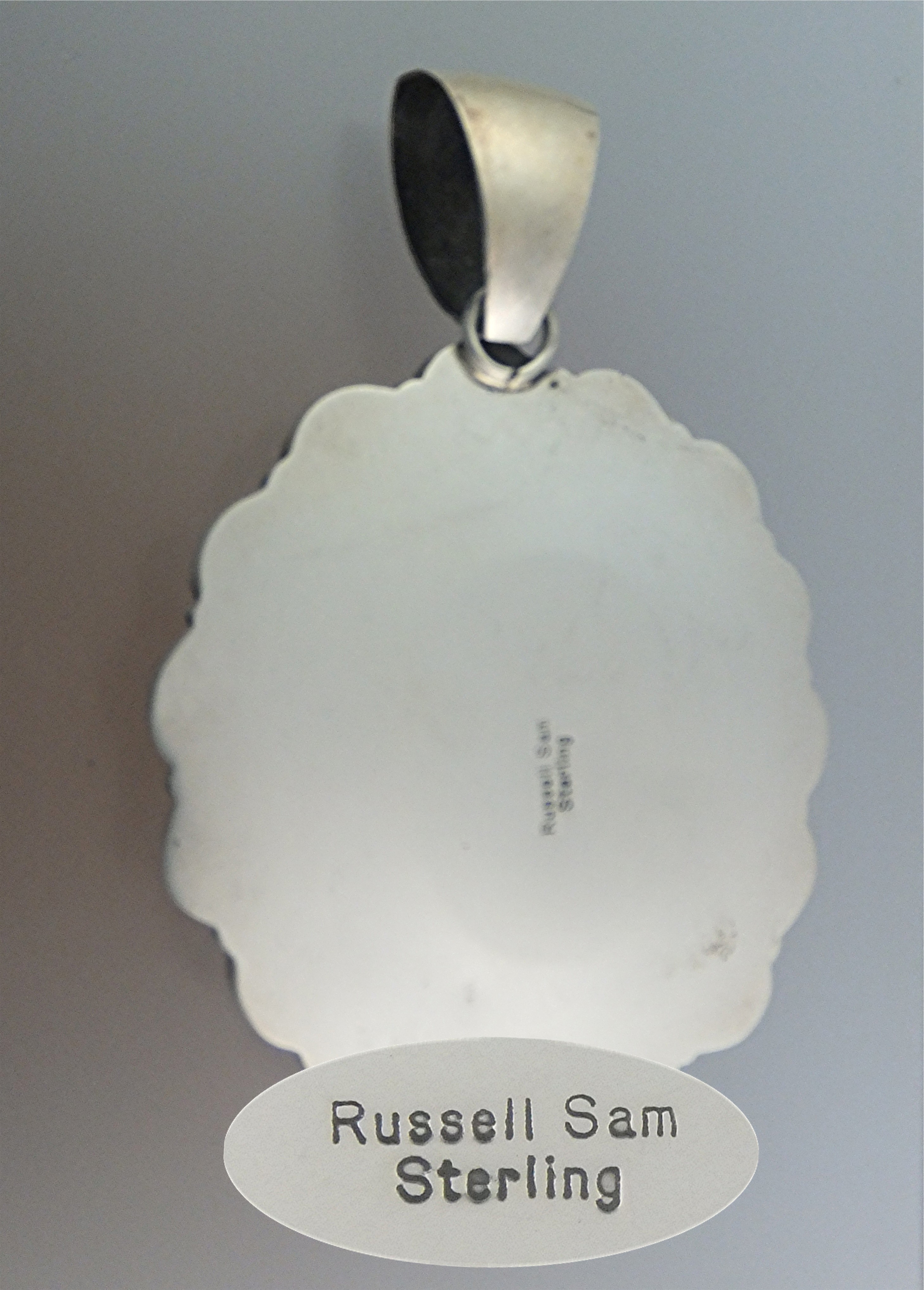 Russel Sam Sterling Silver Sleeping Beauty Turquoise Pe
