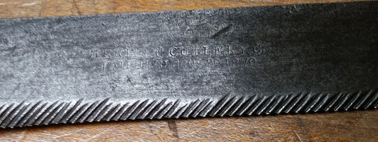 Meriden Cutlery Bone Knife Patented 1870