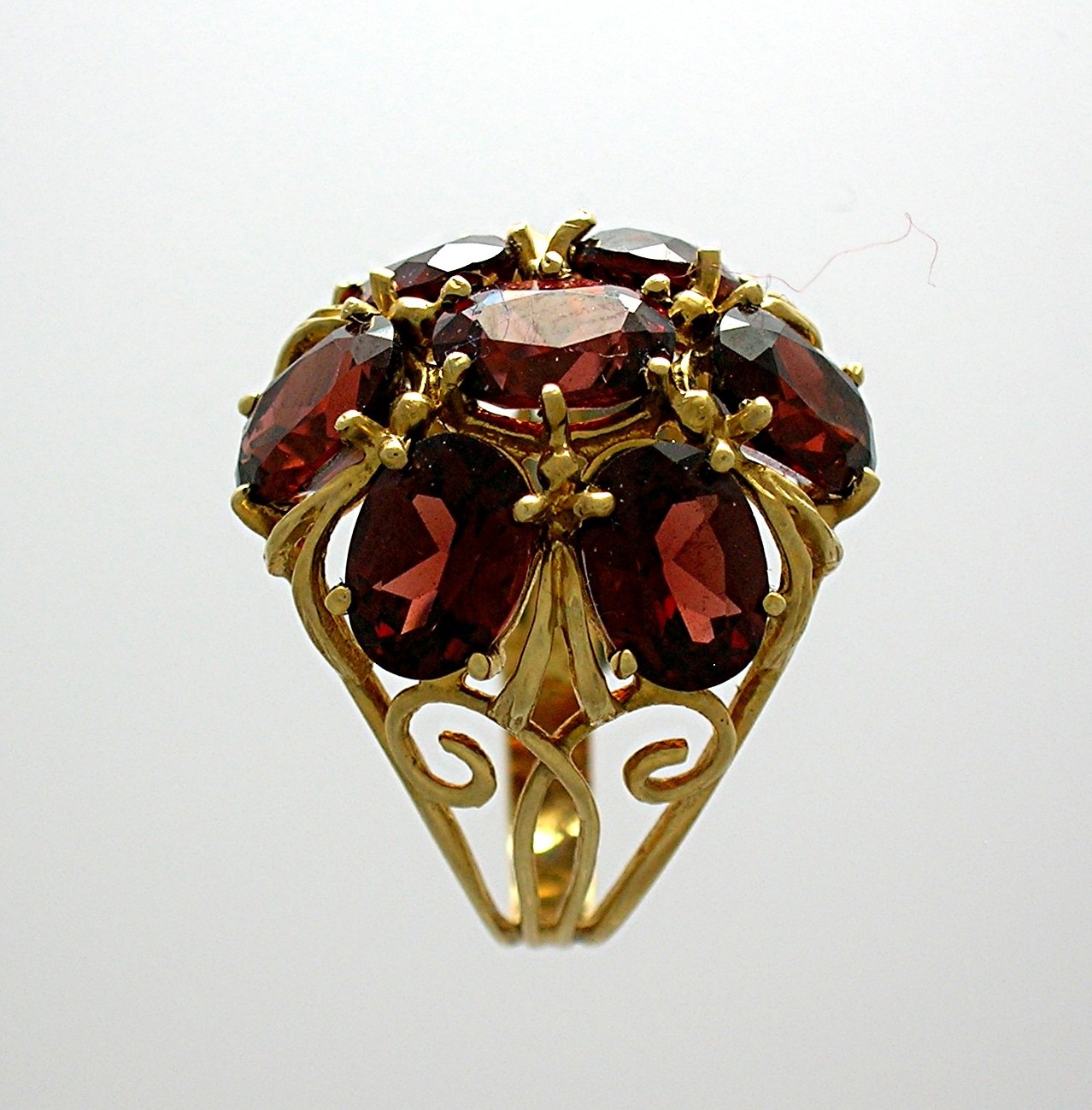 Amethyst Gold Vermeil Sterling Silver  Ring
