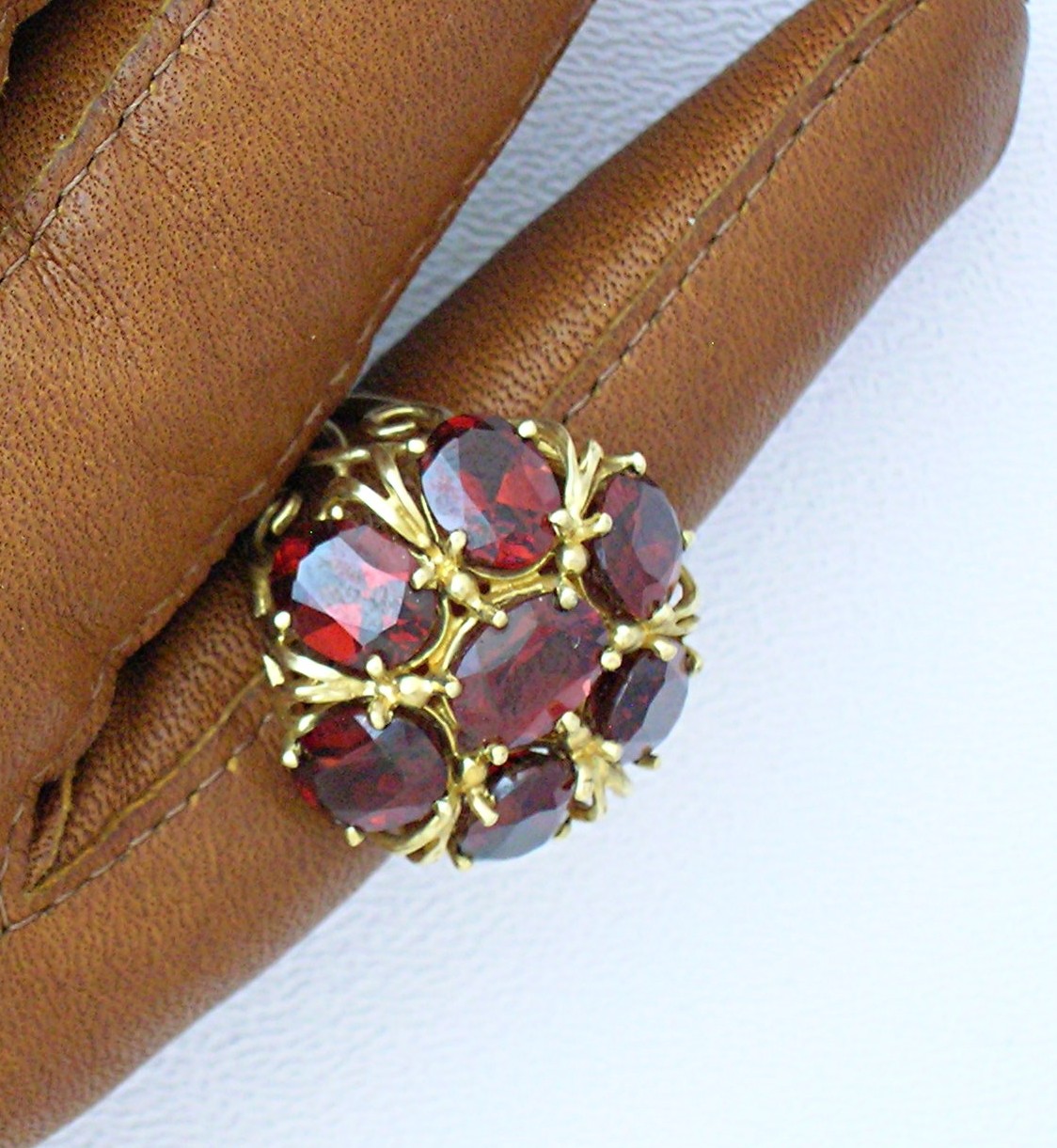 Amethyst Gold Vermeil Sterling Silver  Ring