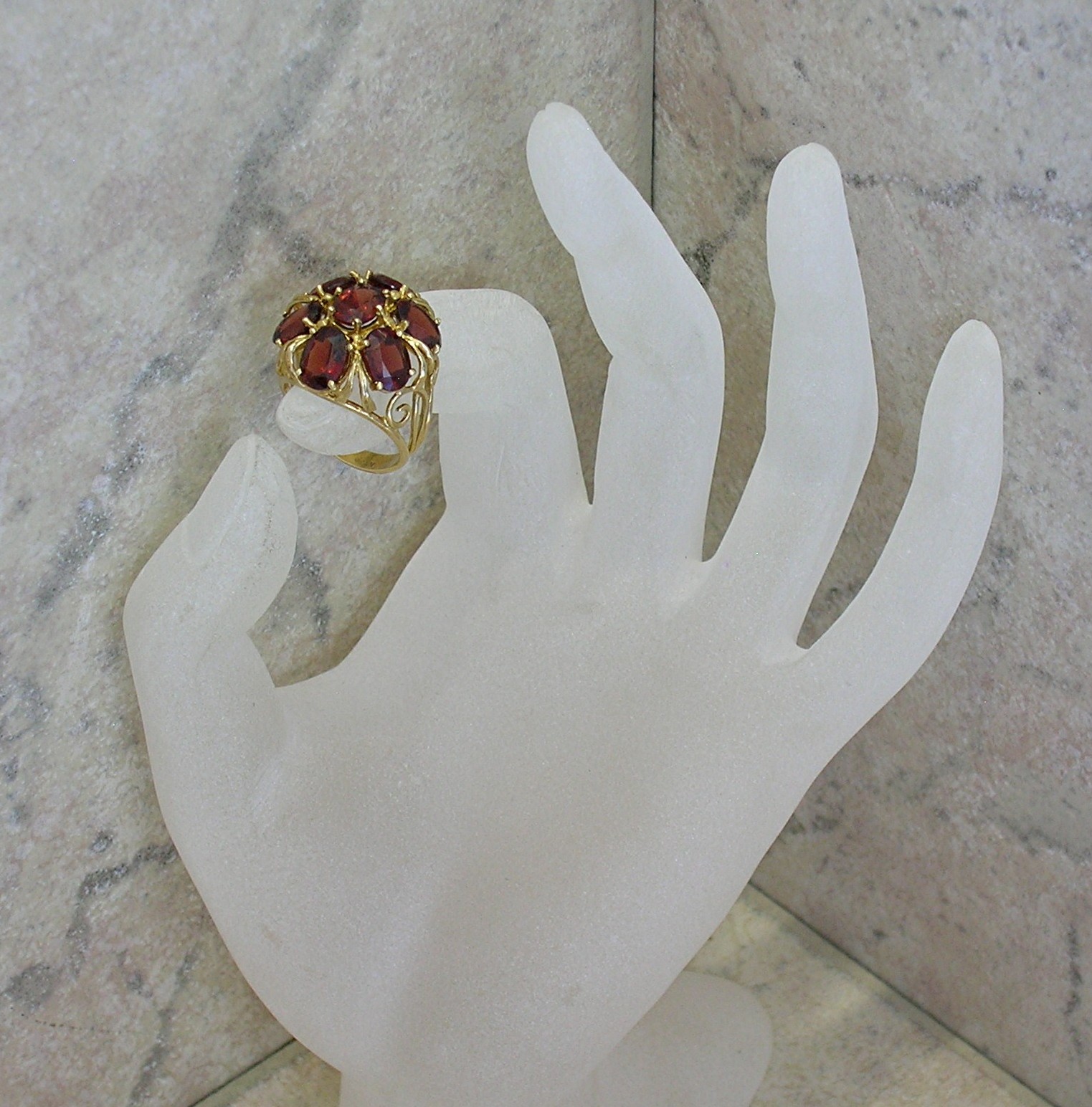 Amethyst Gold Vermeil Sterling Silver  Ring