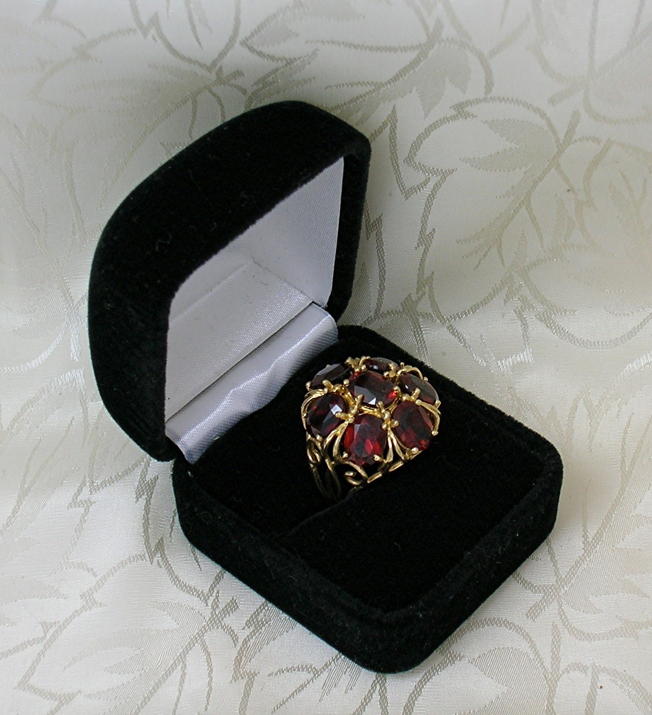 Amethyst Gold Vermeil Sterling Silver  Ring