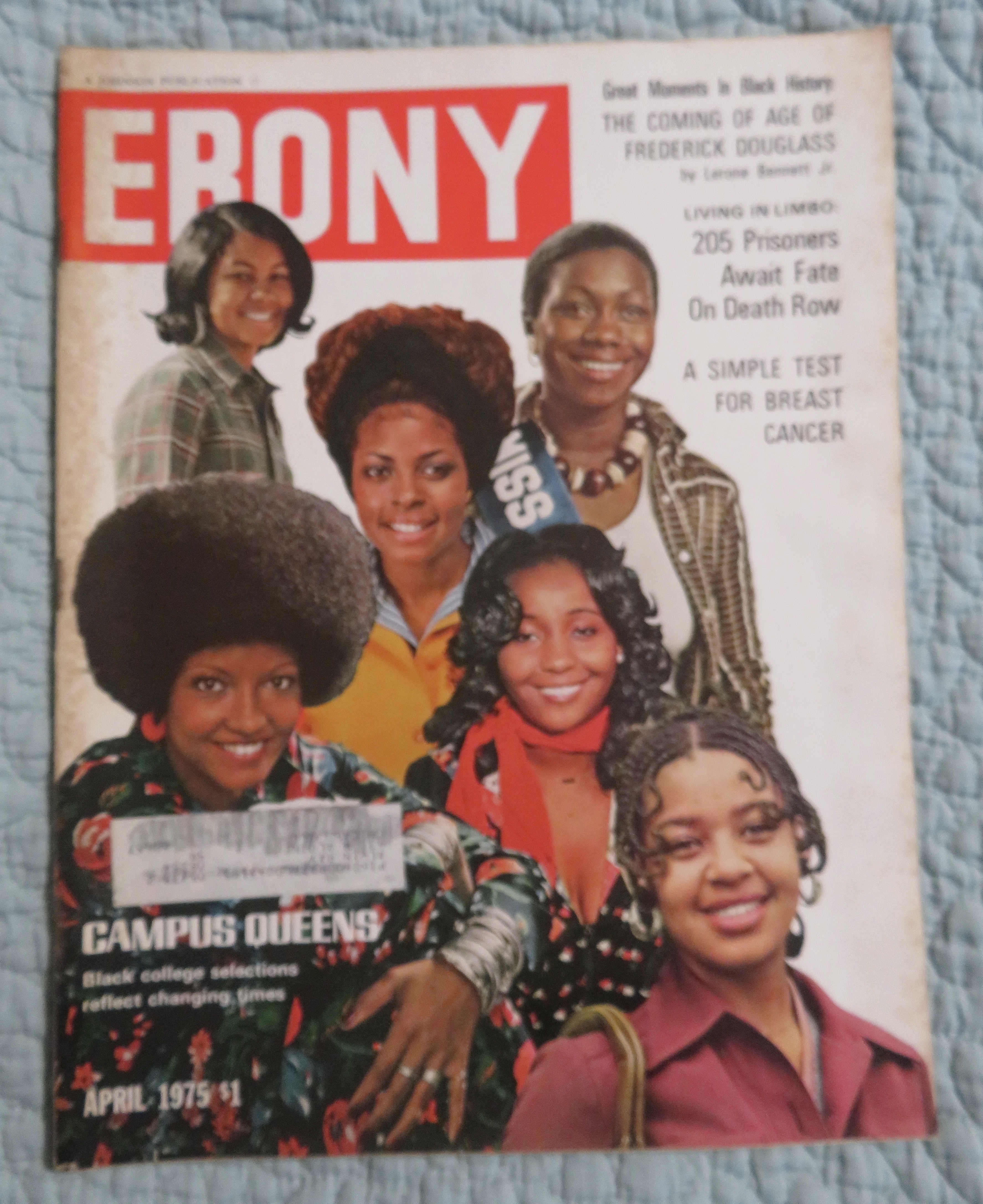 Ebony Magazine-April 1975-Campus Queens