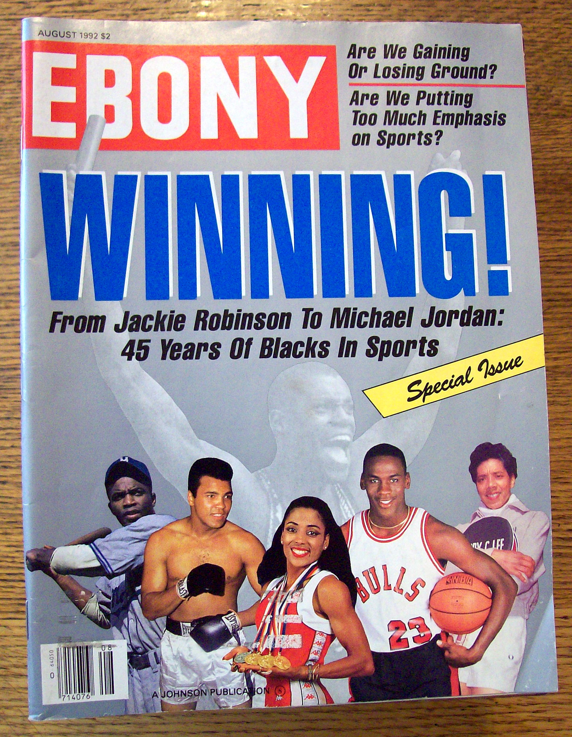 Ebony Magazine - August 1992 - Winning
