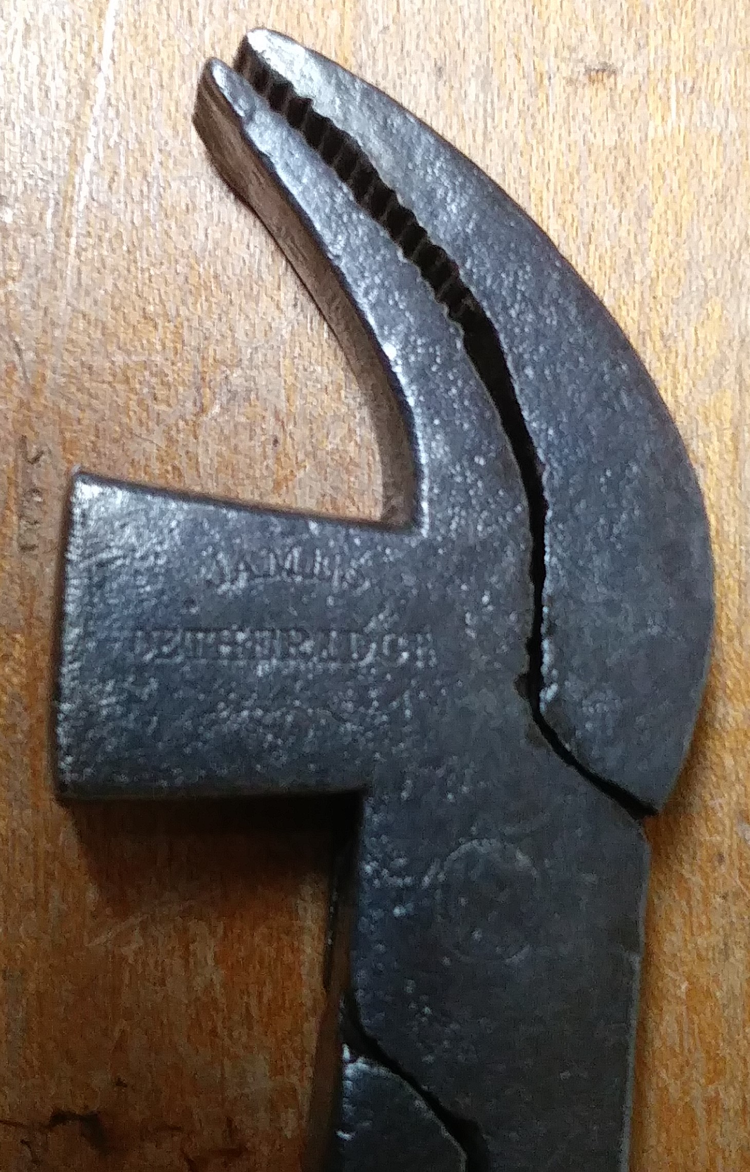 Detheridge Cobblers Combination Pliers, Antique, Hammer