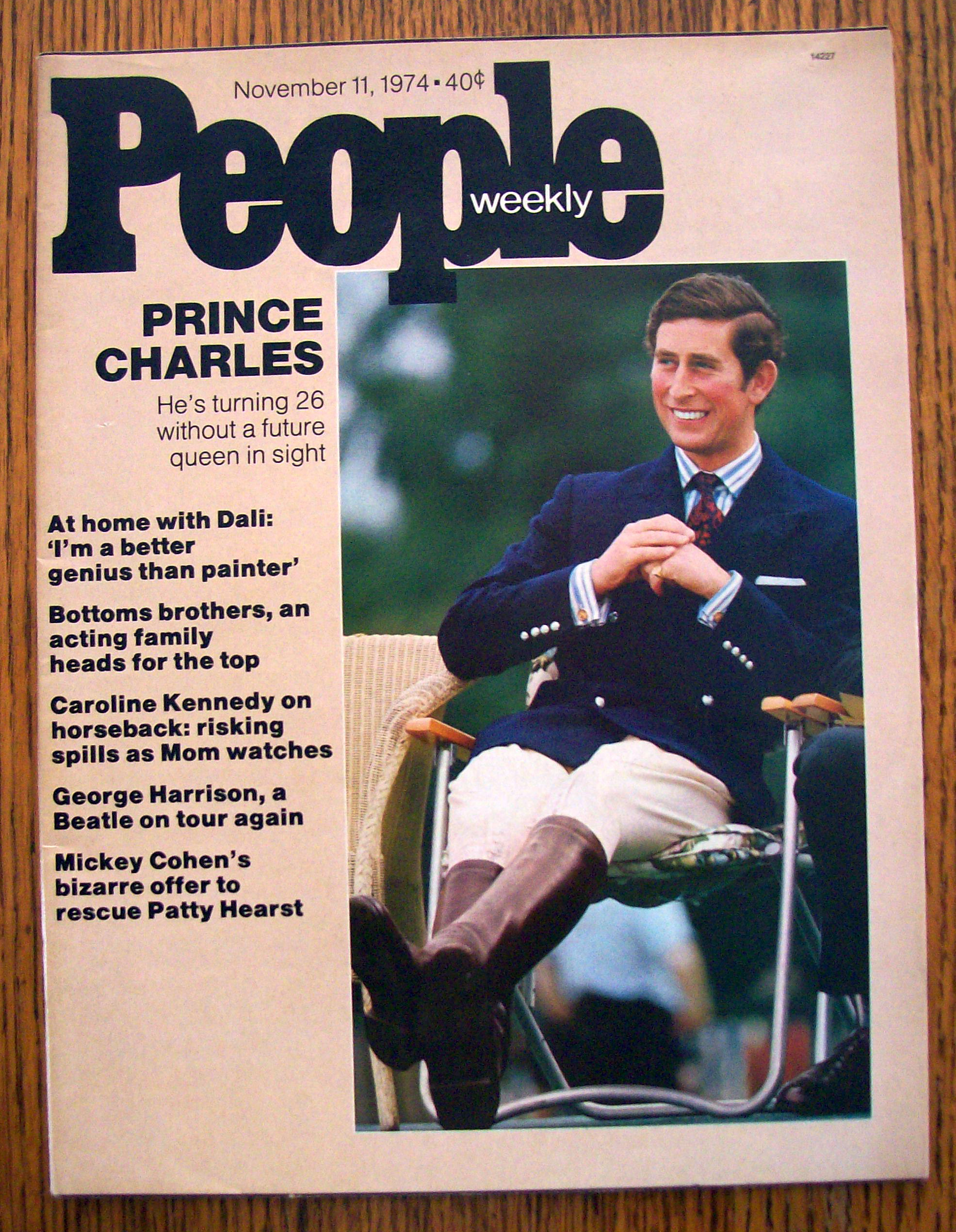 People Magazine - November 11, 1974 - Prince Charles