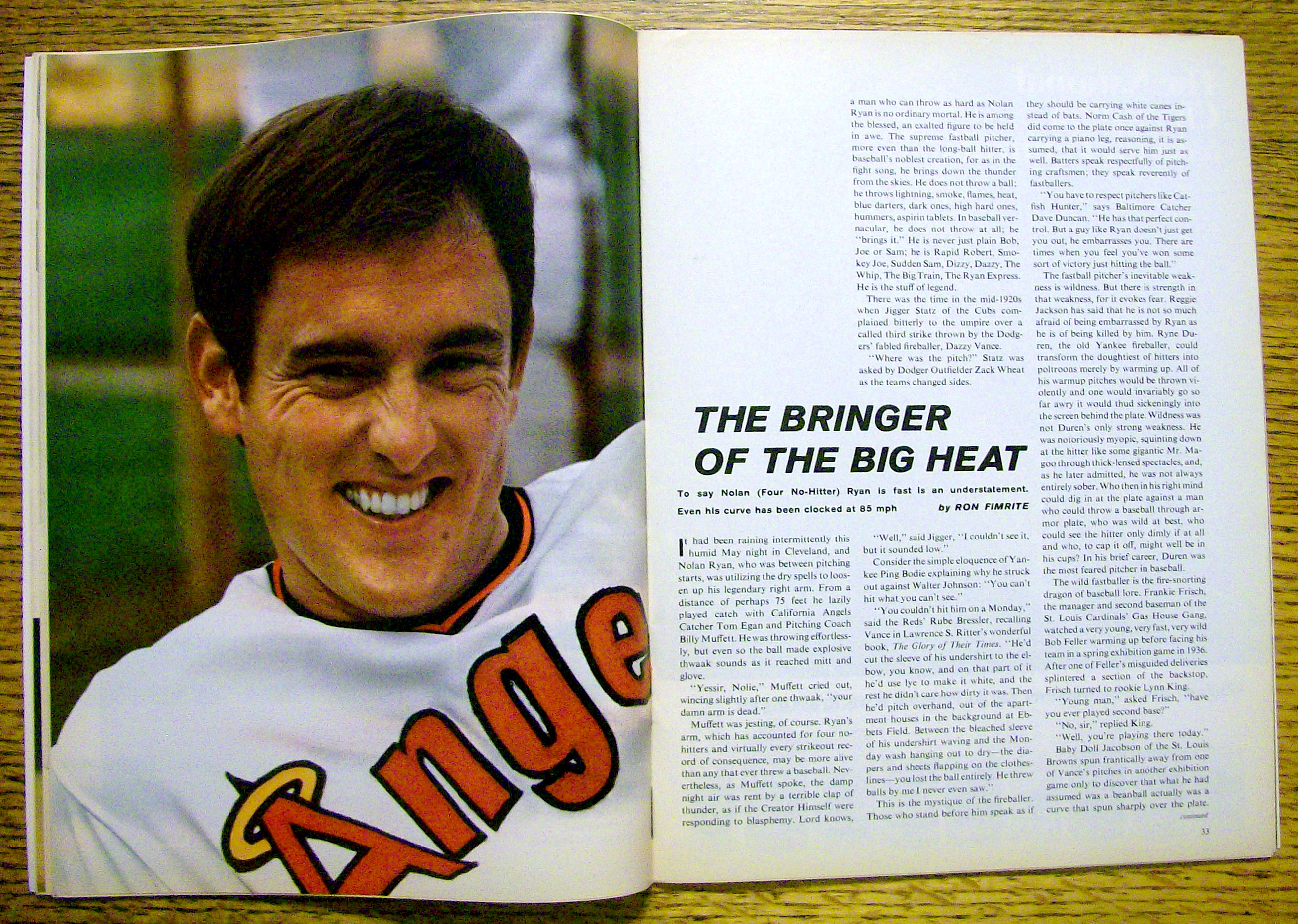Sports Illustrated Magazine-June 16, 1975-Nolan Ryan