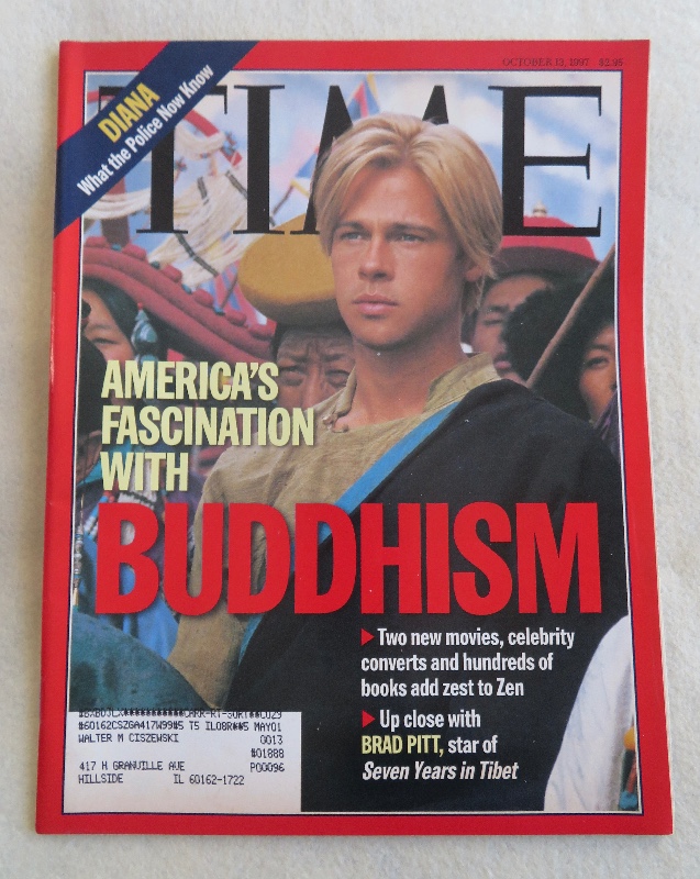 Time Magazine October 13, 1997 America's Fascination With Buddhism