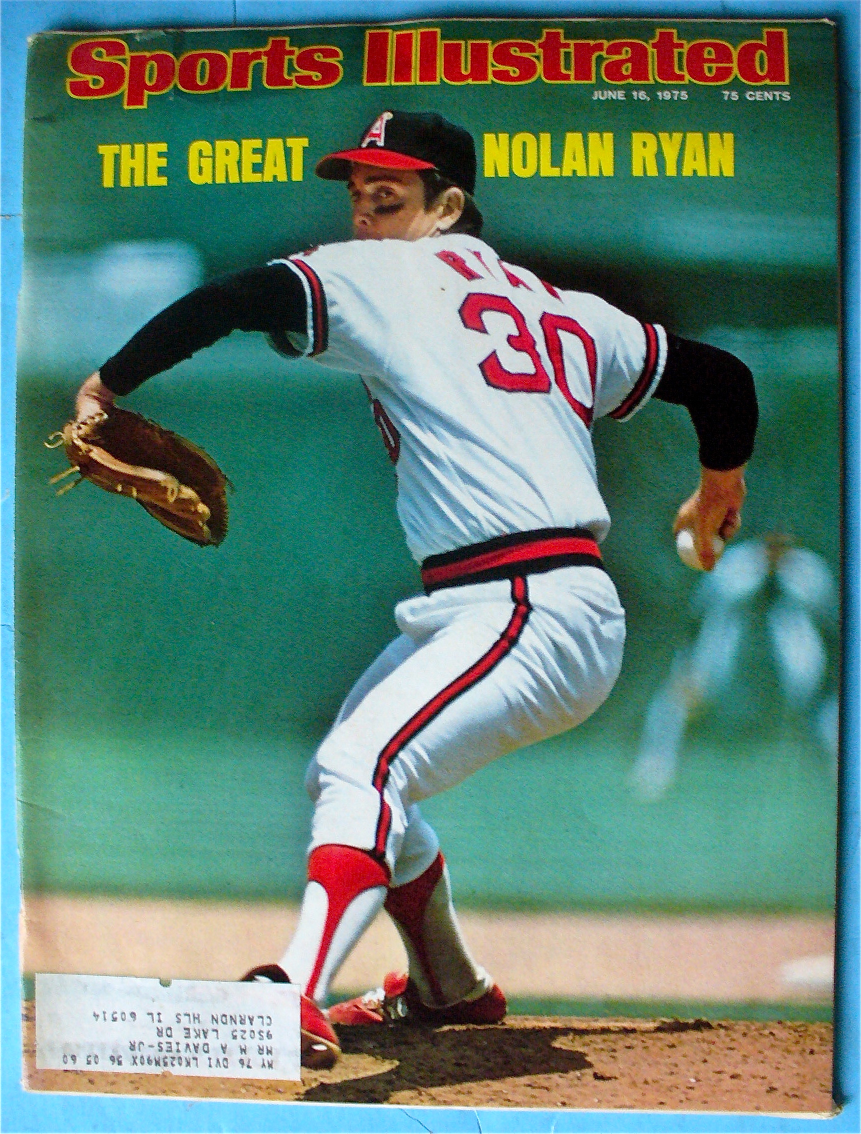 Sports Illustrated Magazine-June 16, 1975-Nolan Ryan