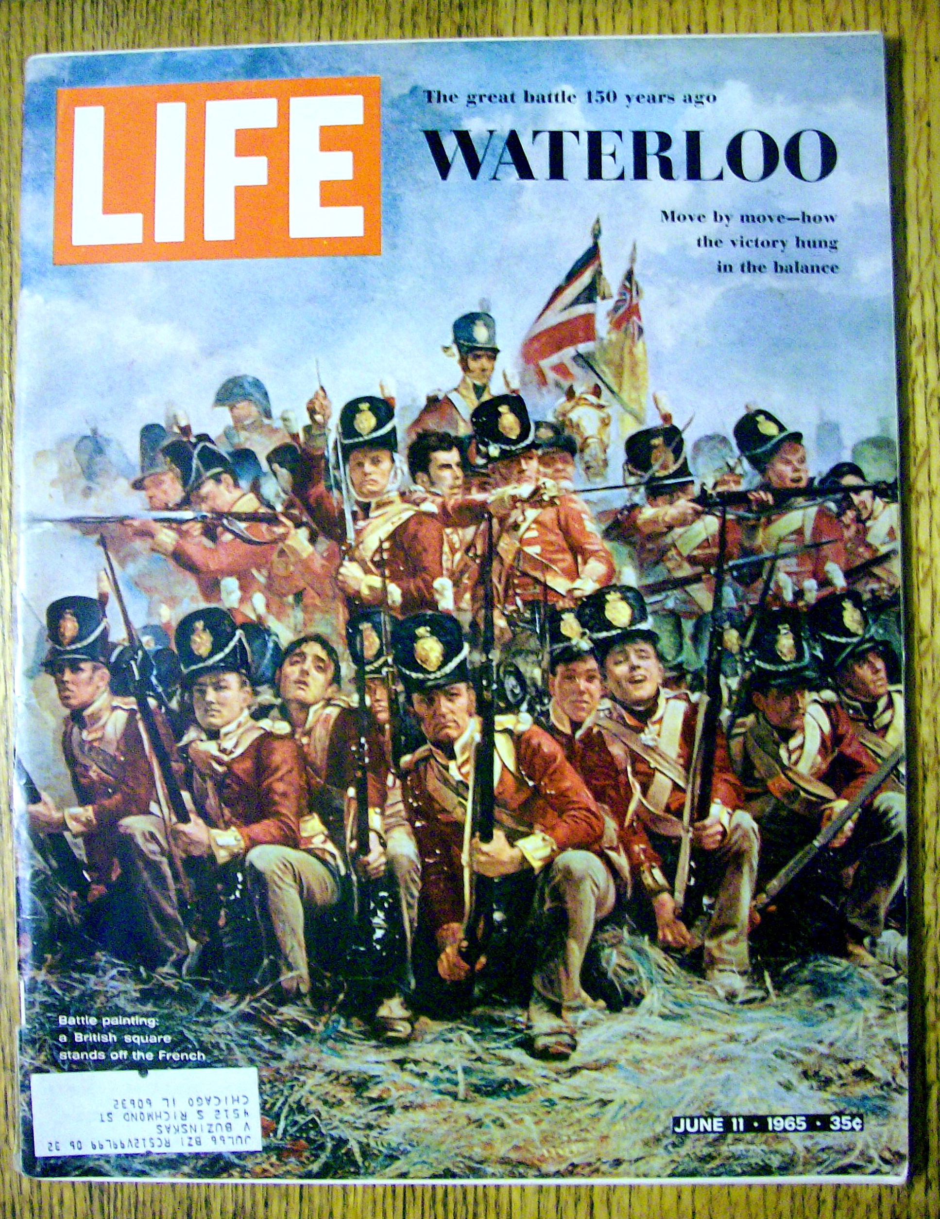 Life Magazine June 11, 1965 Great Battle Of Waterloo