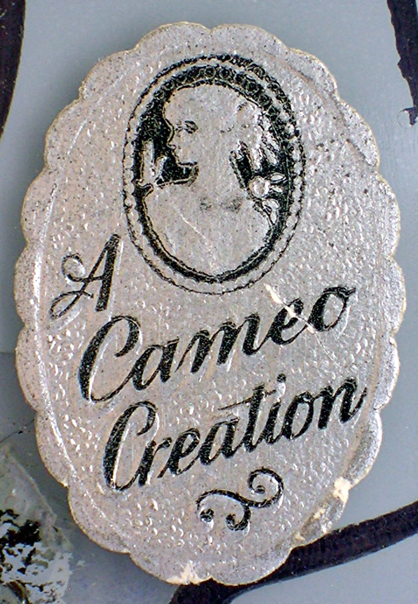 Picture 2 Frames Glass with Velvet Mount Cameo