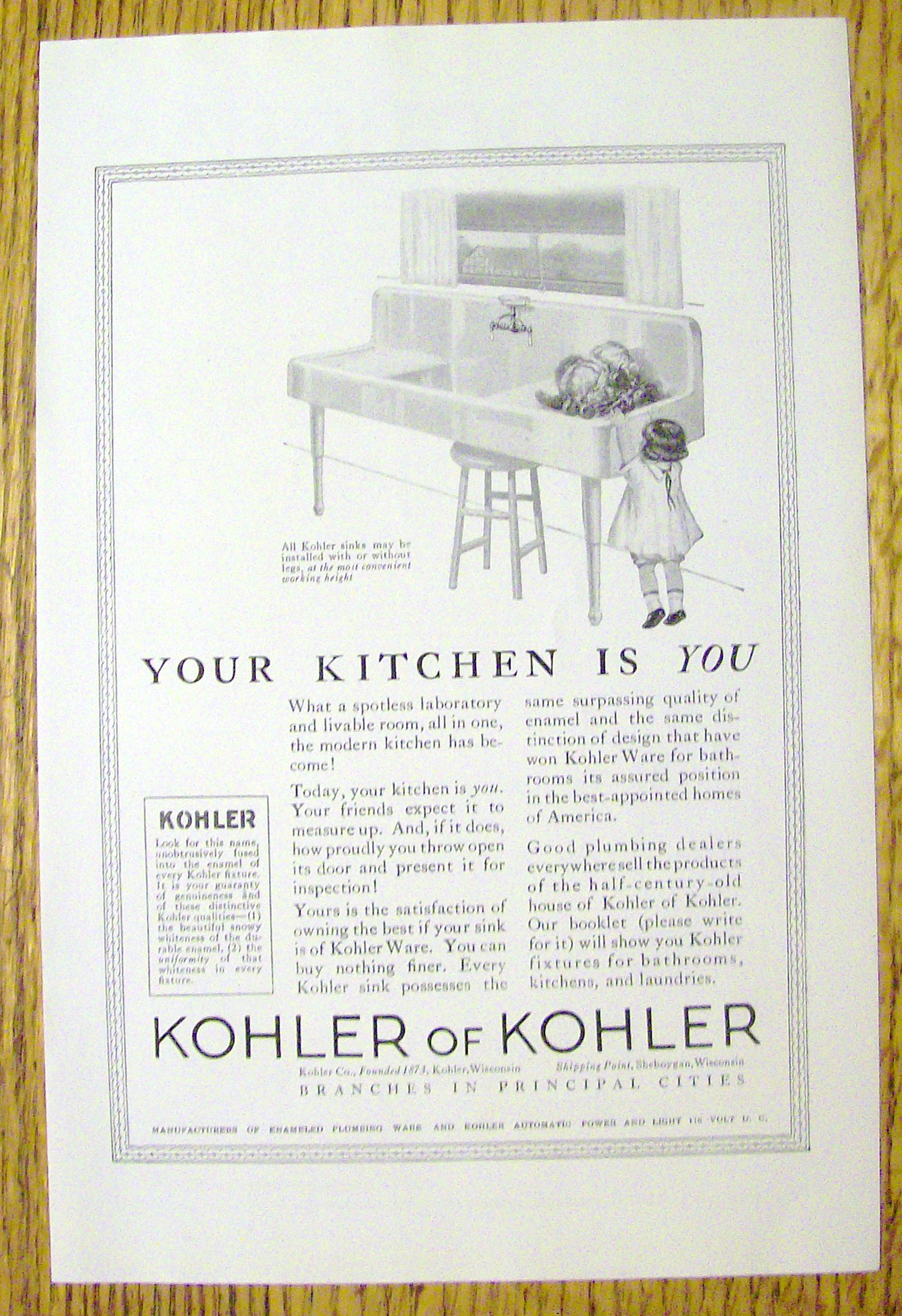 1923 Kohler of Kohler