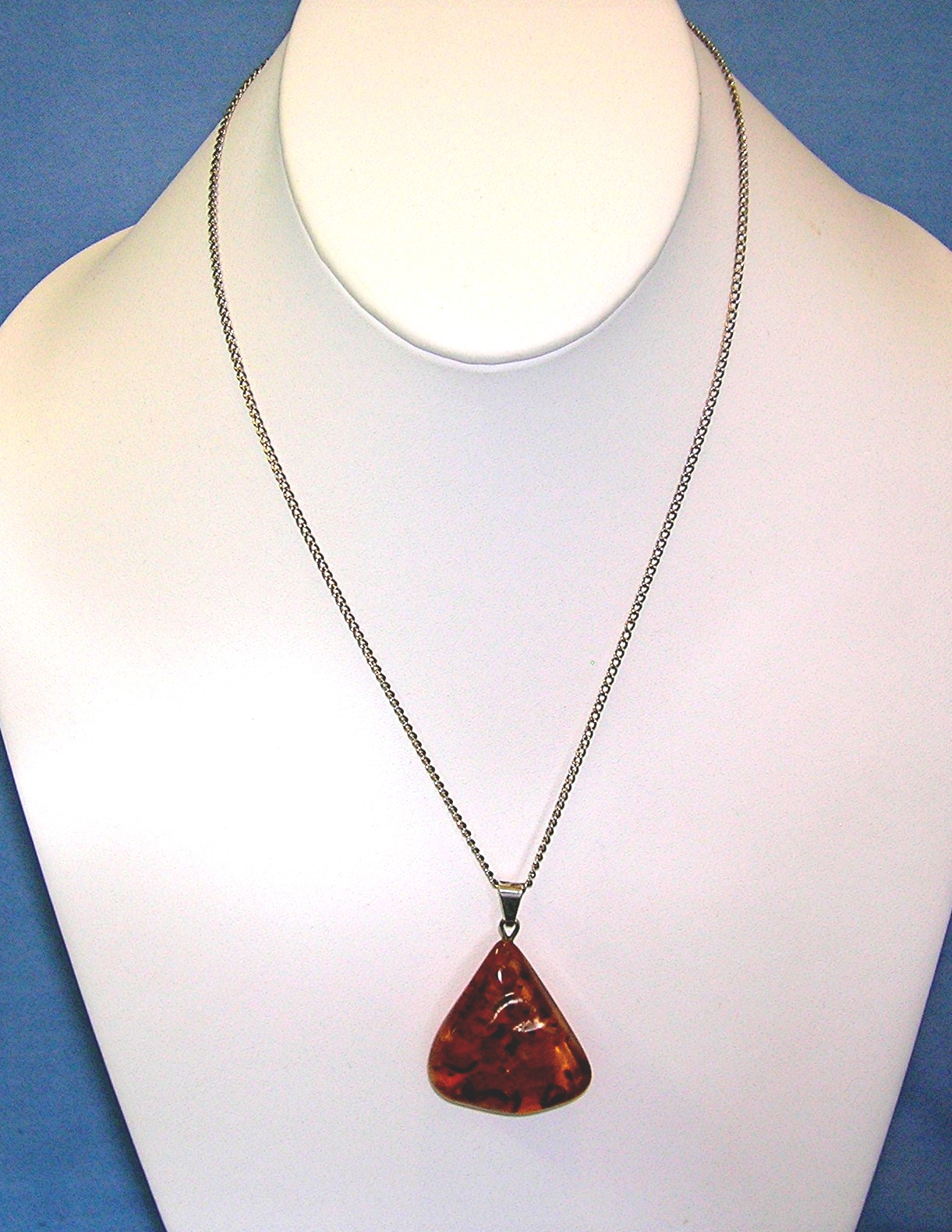 Amber Pendant, Sterling Silver Bale . . . . . .