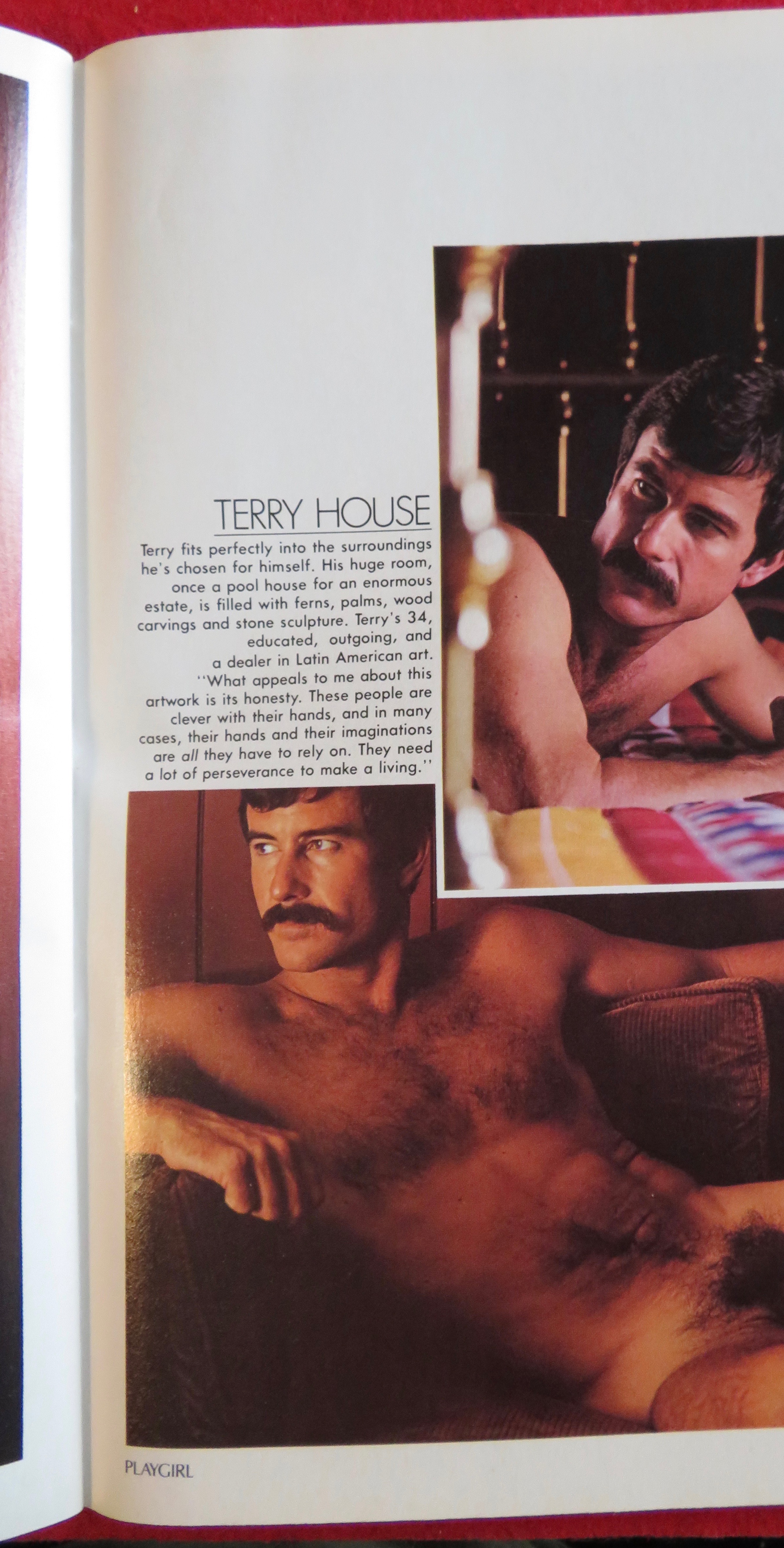 Playgirl Magazine October 1977 Richard Burke Davis