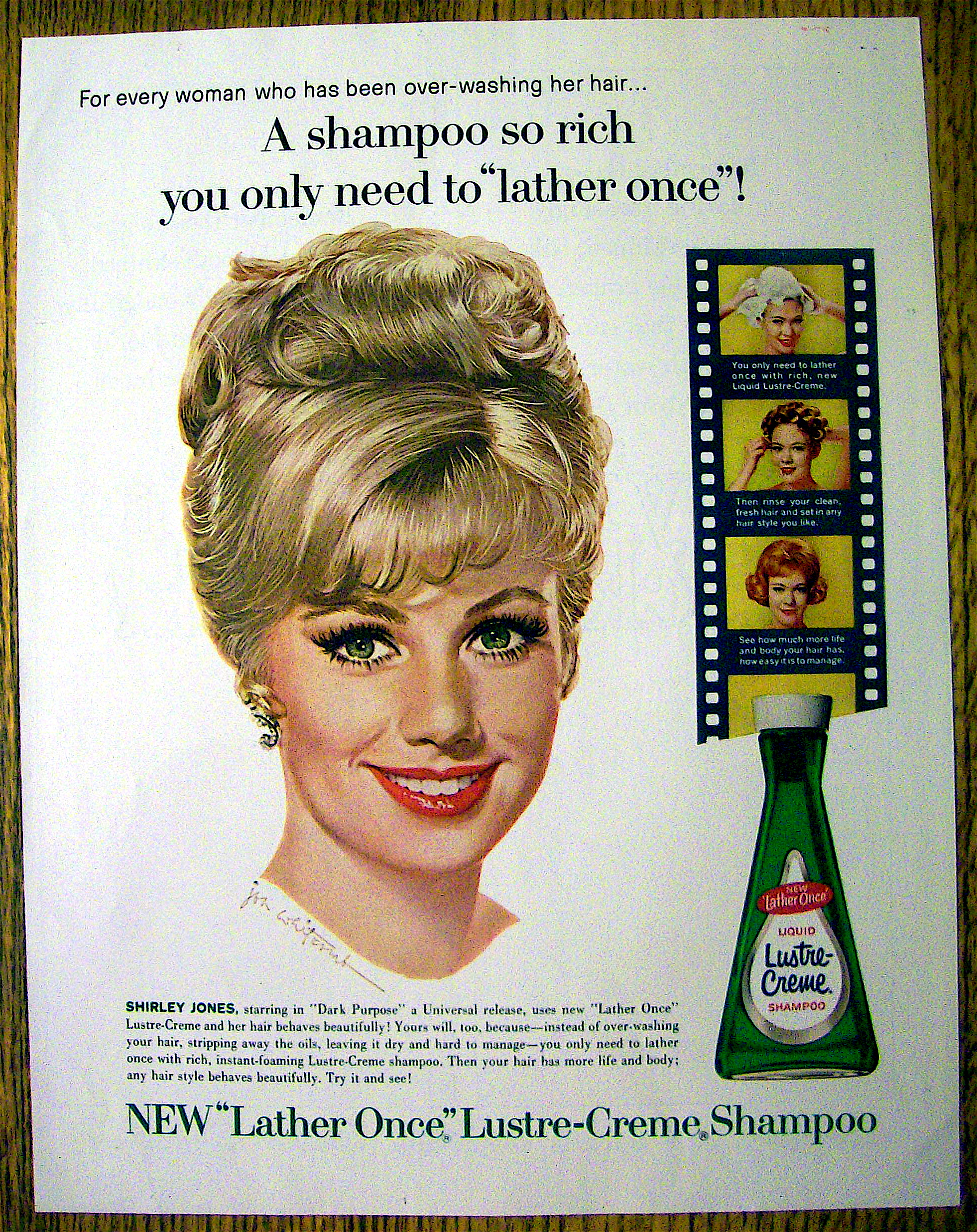 1963 Lustre-Creme Shampoo with Shirley Jones