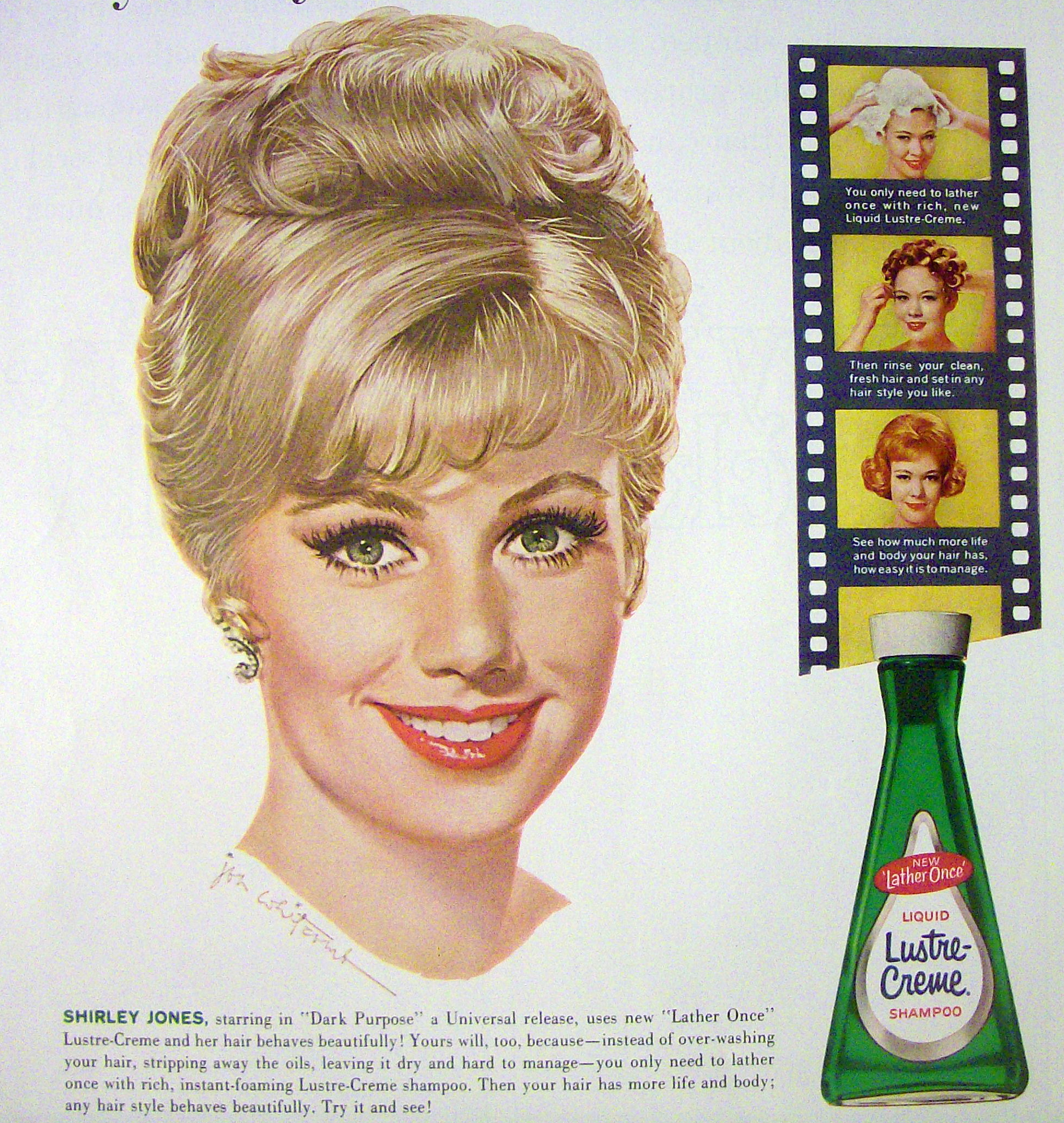 1963 Lustre-Creme Shampoo with Shirley Jones