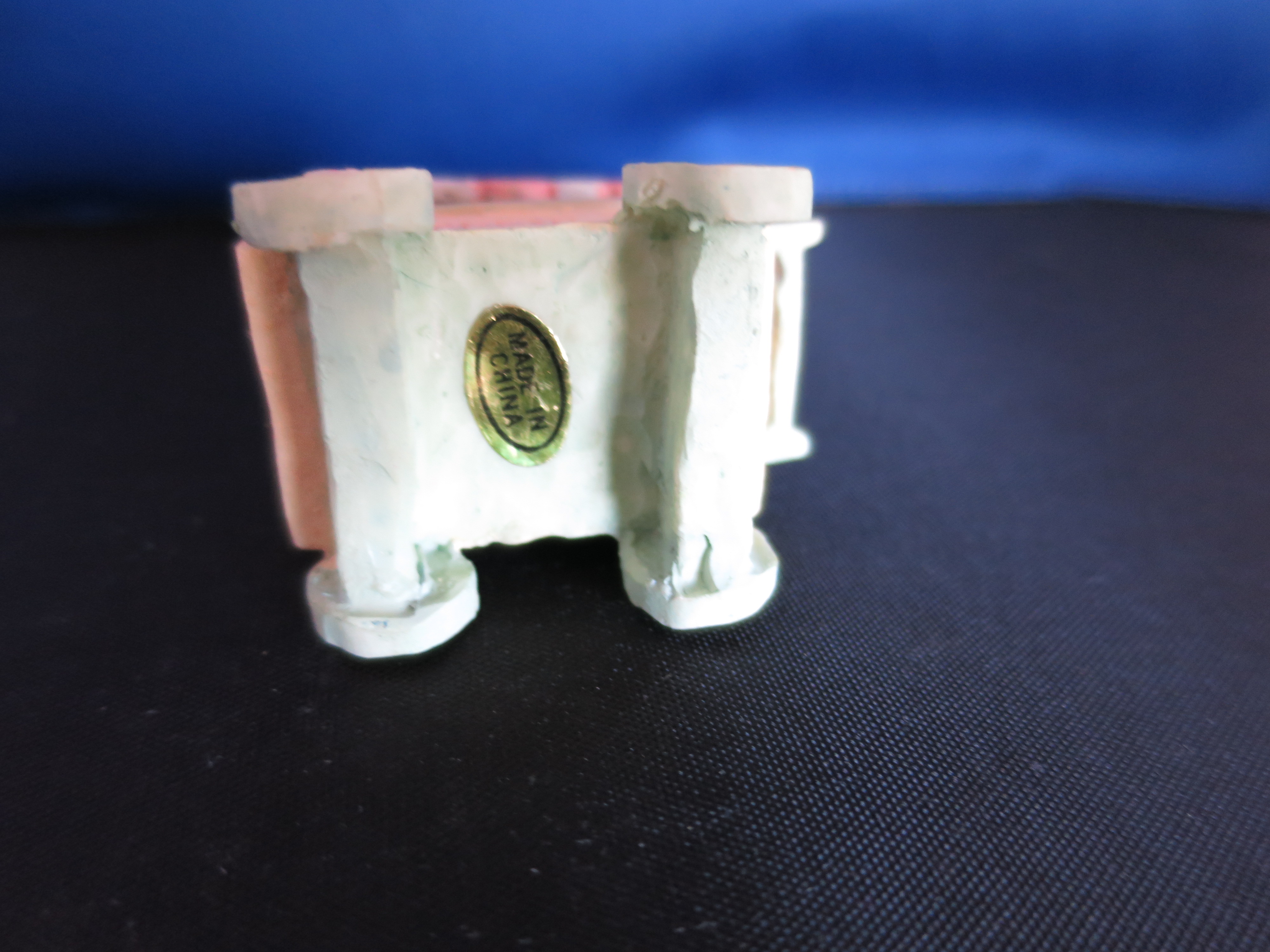 Miniature Fresh Vegetables Cart Easter Figurine
