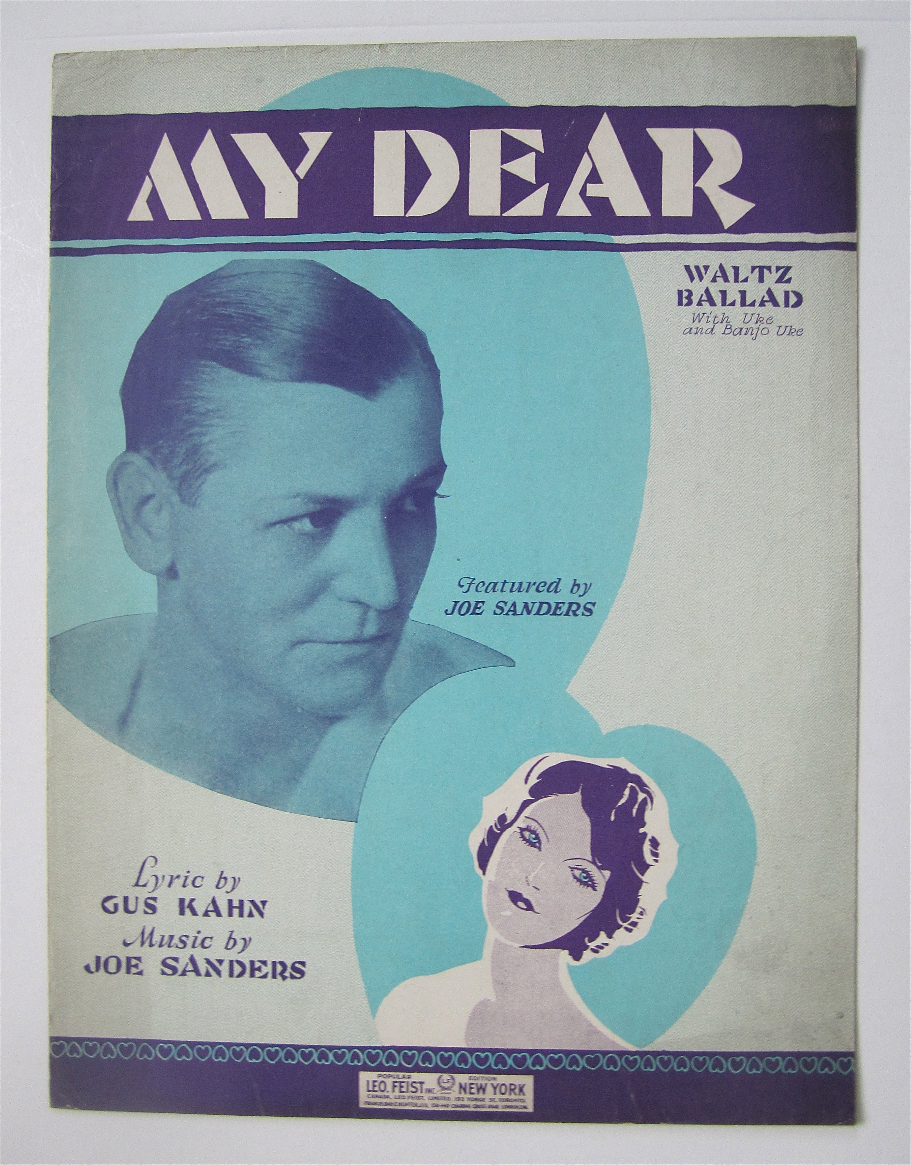 1929 My Dear by Kahn and Sanders