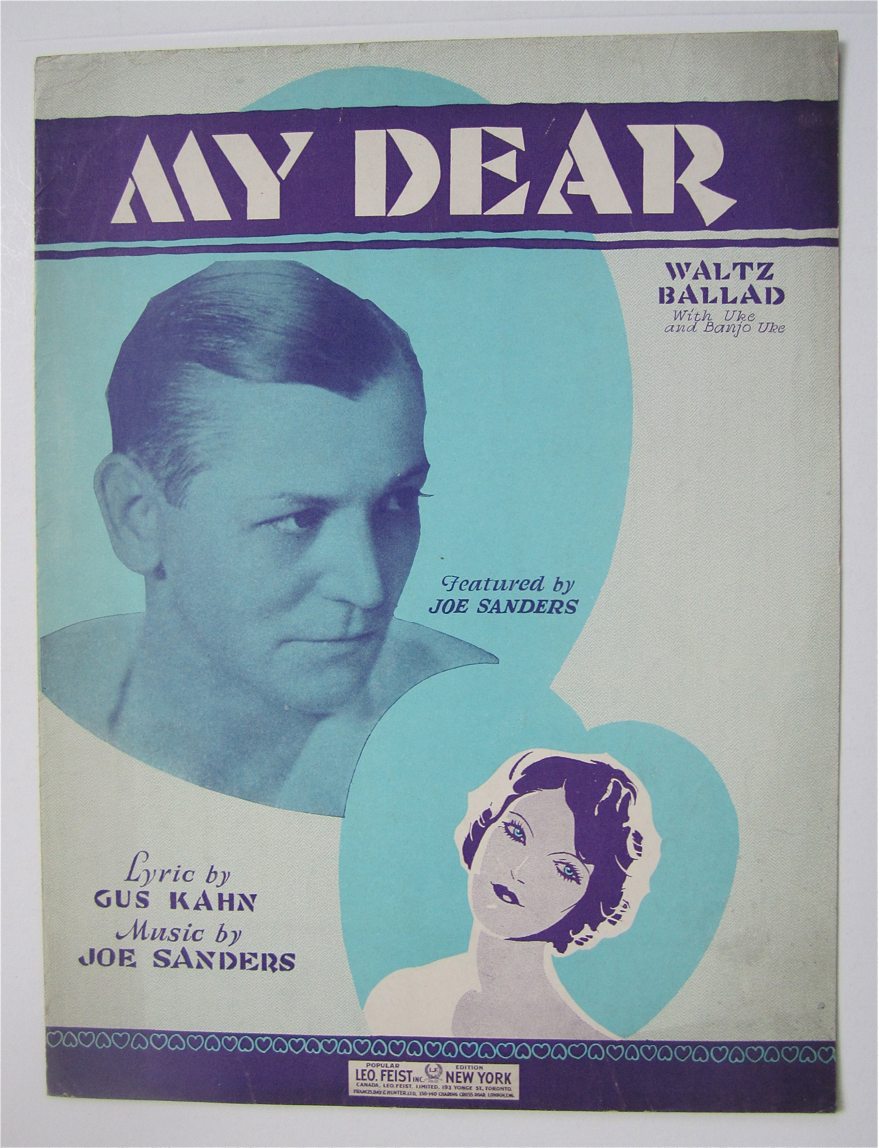 1929 My Dear by Kahn and Sanders