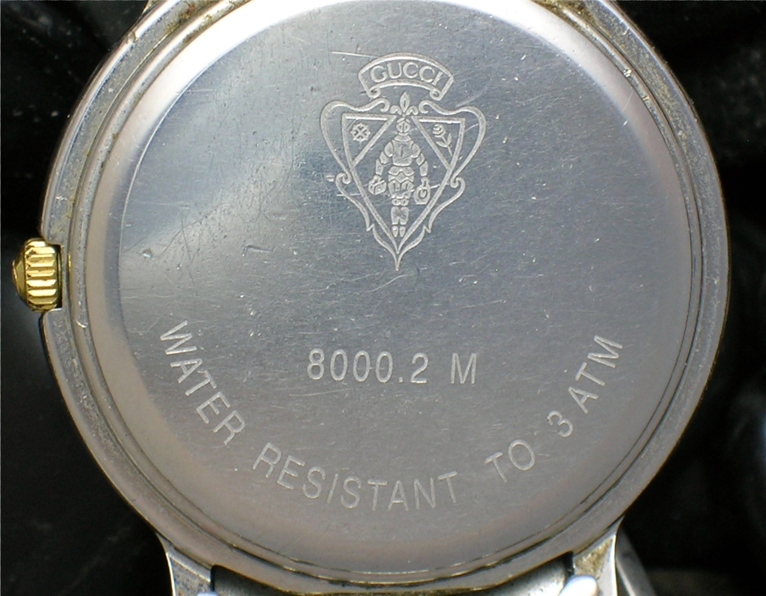 GUCCI Wrist Watch, Silver and Gold