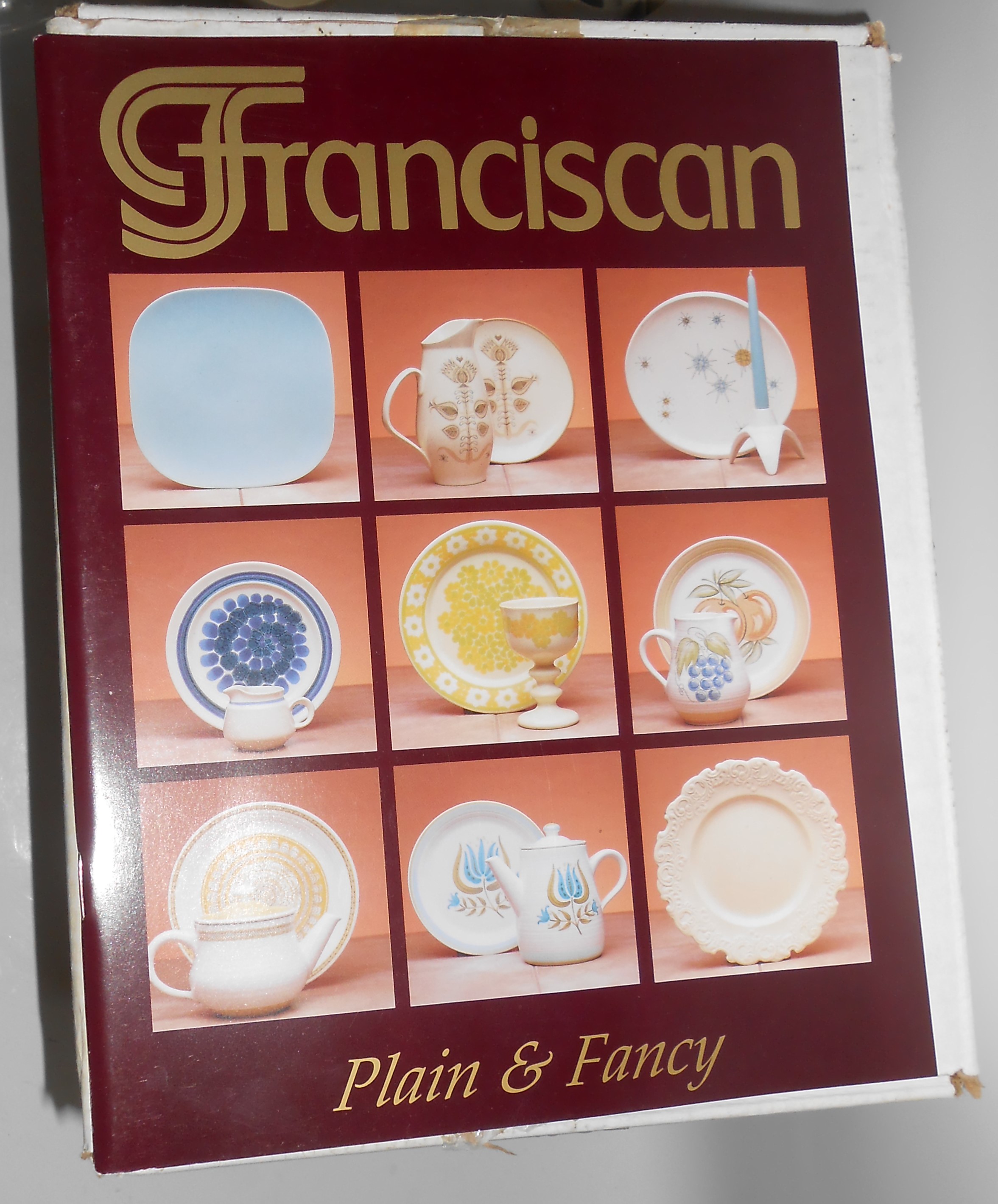Publishers Box/60 Franciscan Pottery Plain & Fancy Book