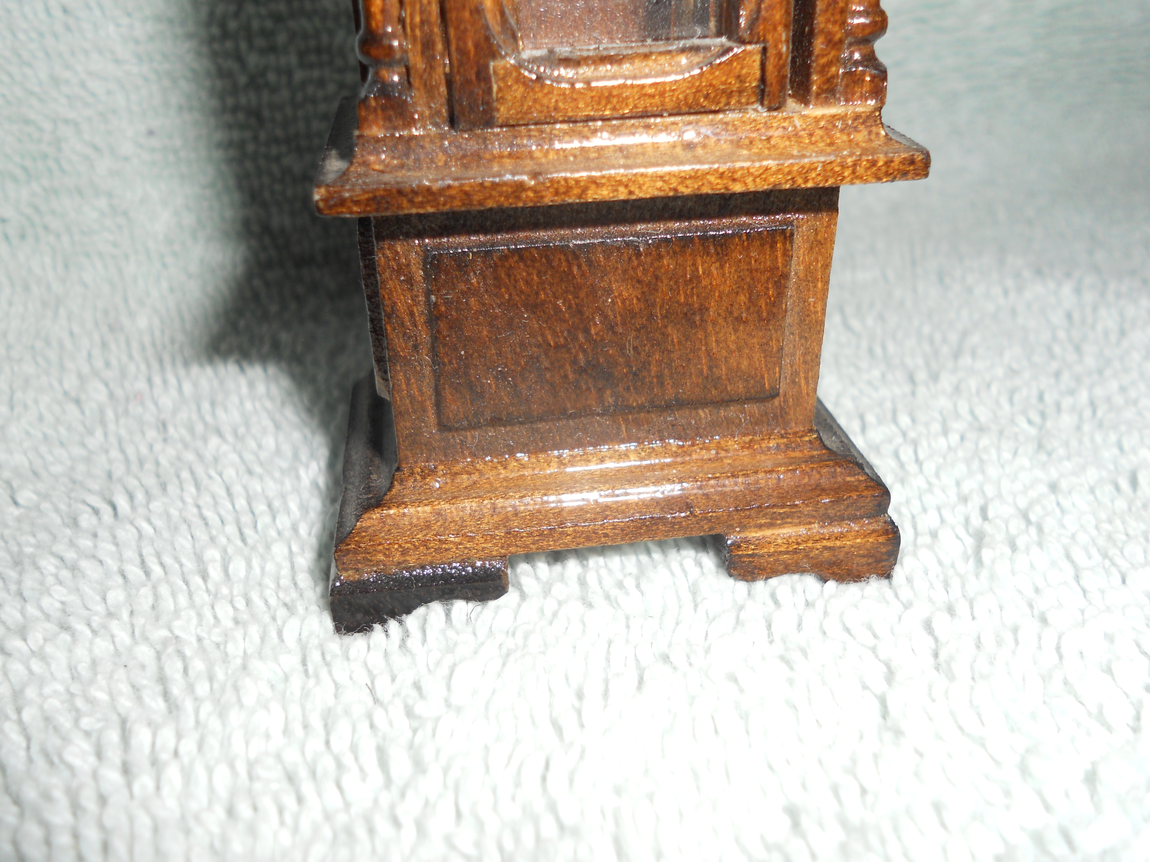 Dollhouse Grandfather Clock Wood