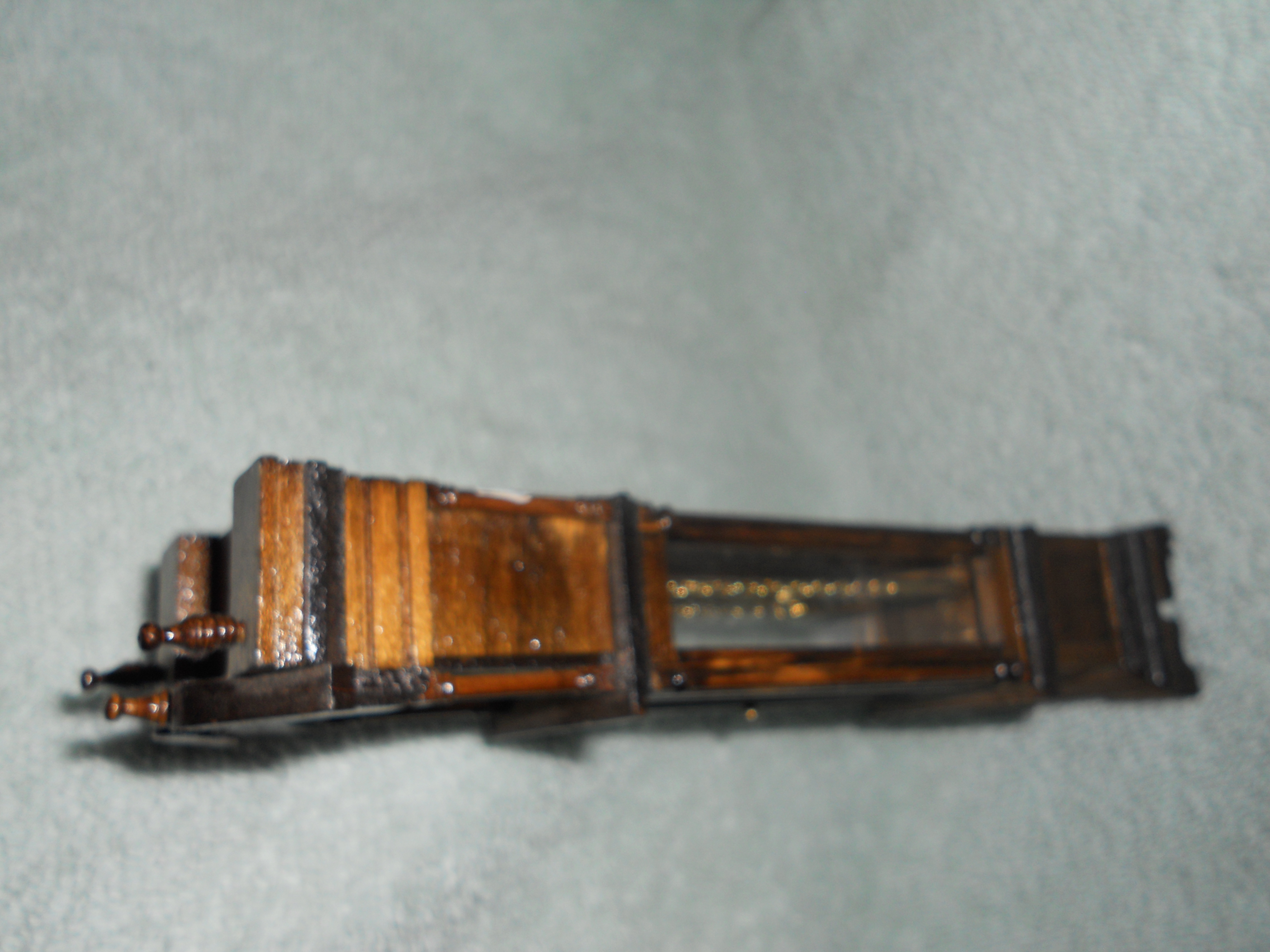Dollhouse Grandfather Clock Wood