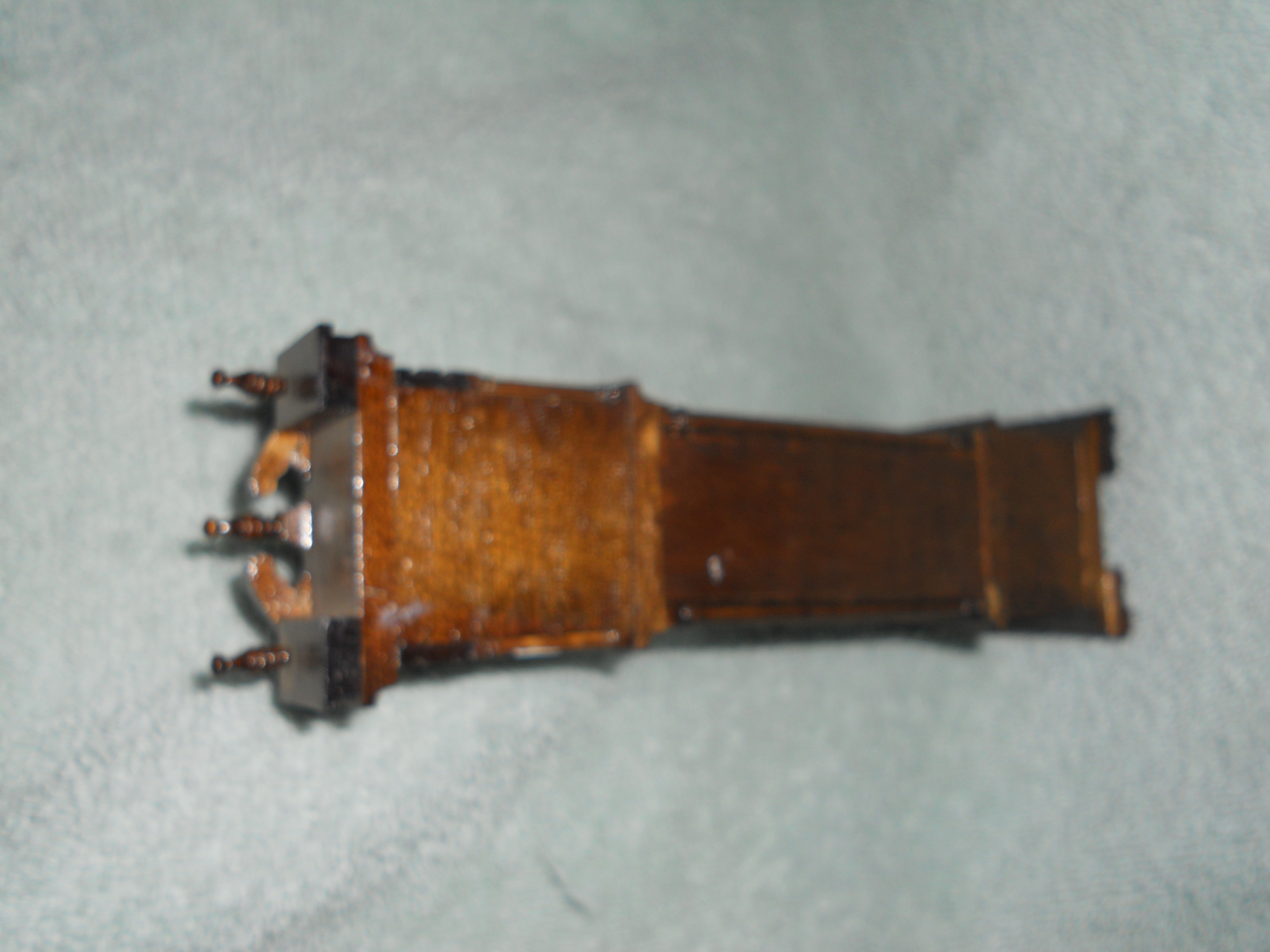 Dollhouse Grandfather Clock Wood