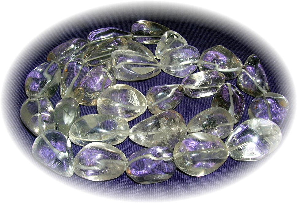 STUNNING 29 Inch ROCK CRYSTAL Necklace