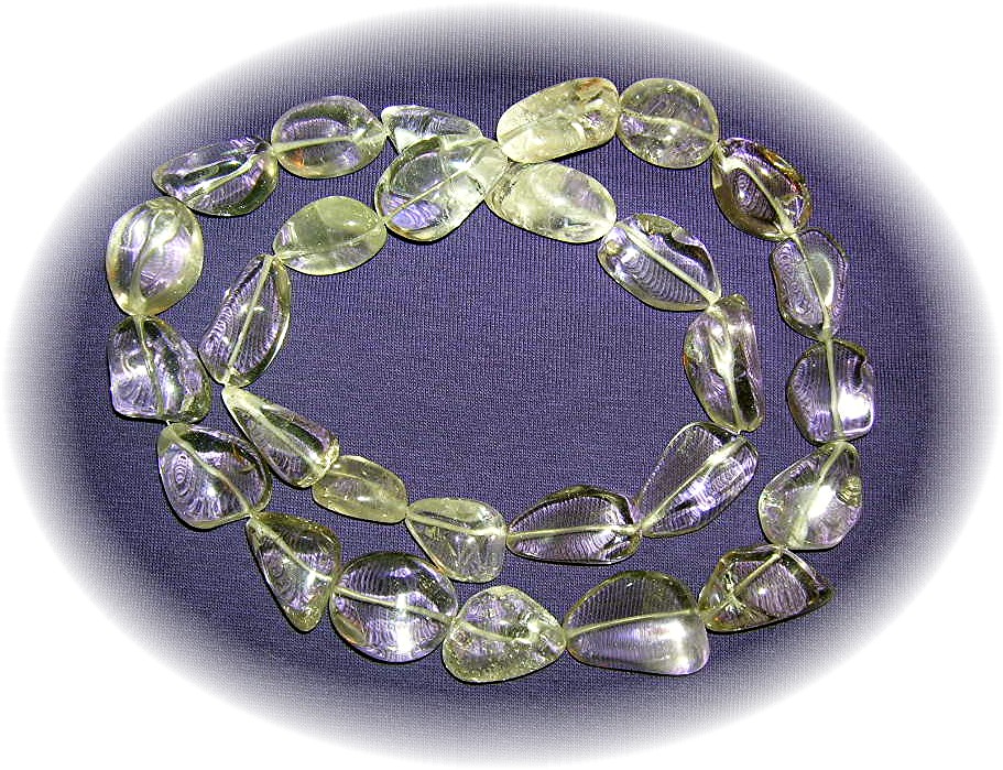 STUNNING 29 Inch ROCK CRYSTAL Necklace
