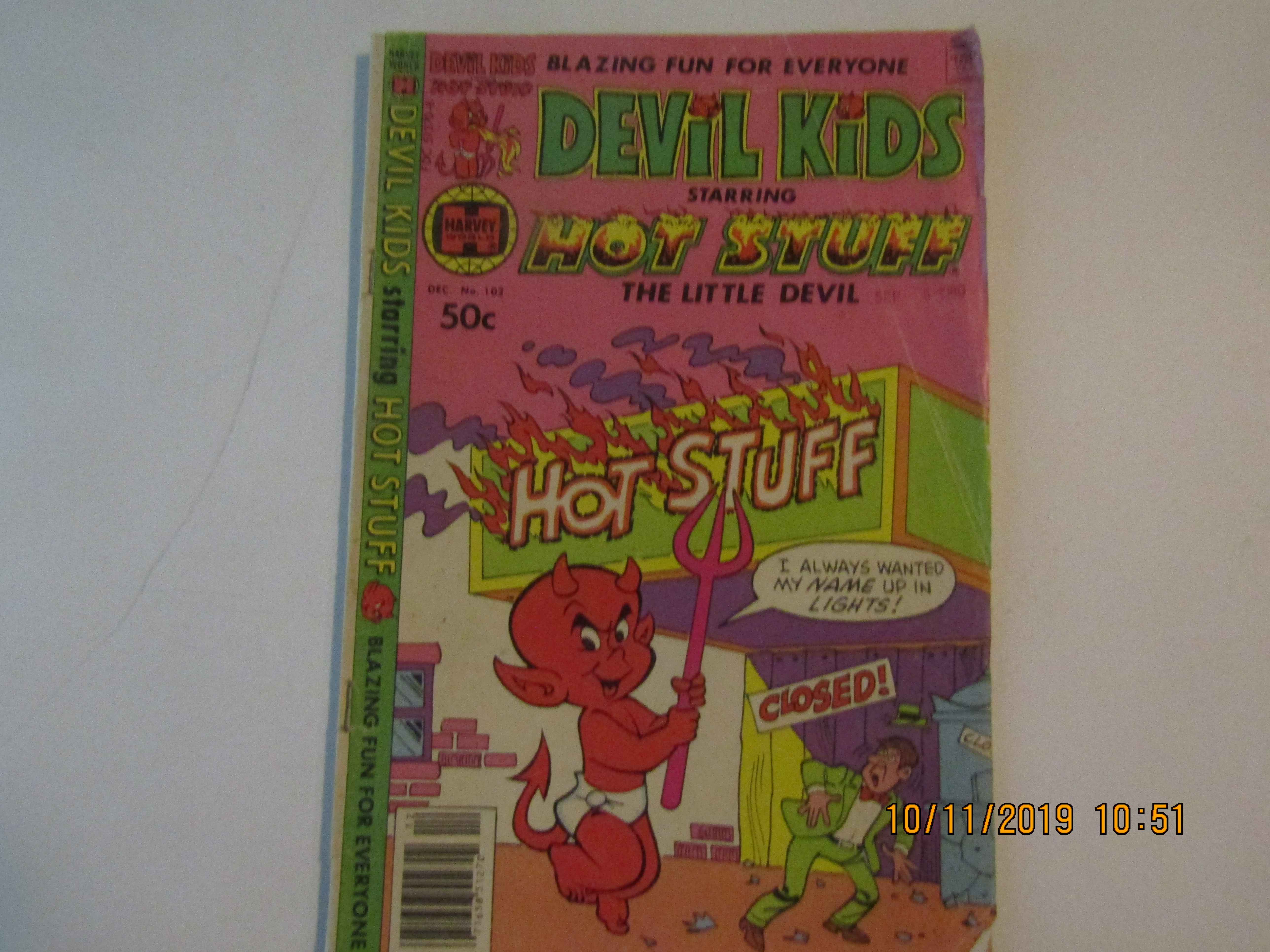 Vintage Harvey Comics Hot Stuff  Devil Kids #102