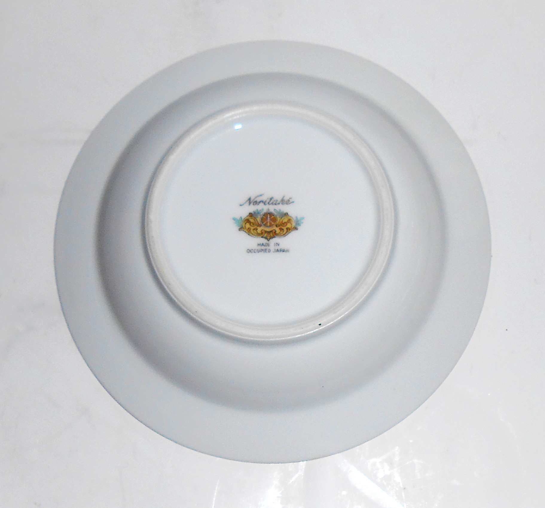 Noritake Porcelain China Royal Ruby Conway W/Gold Fruit