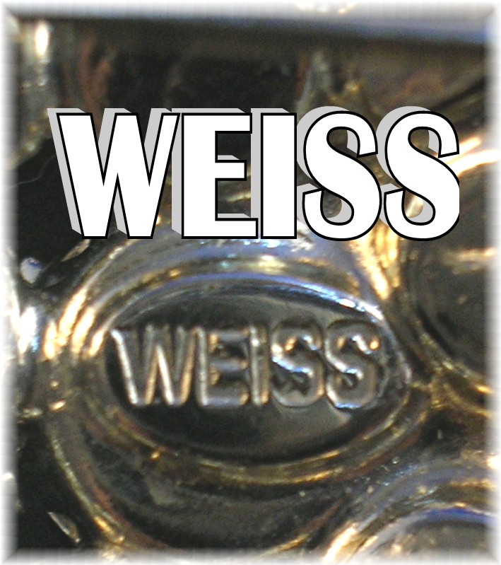 WEISS Crystal 2 1/8 inches Star Brooch