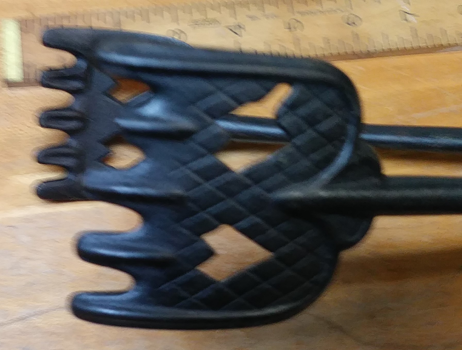 Cast Iron Tongs Beef Steak or Coal