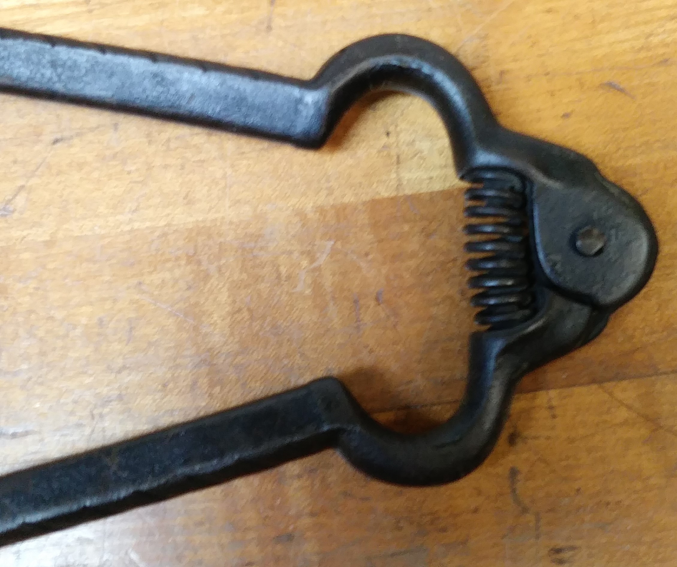 Cast Iron Tongs Beef Steak or Coal