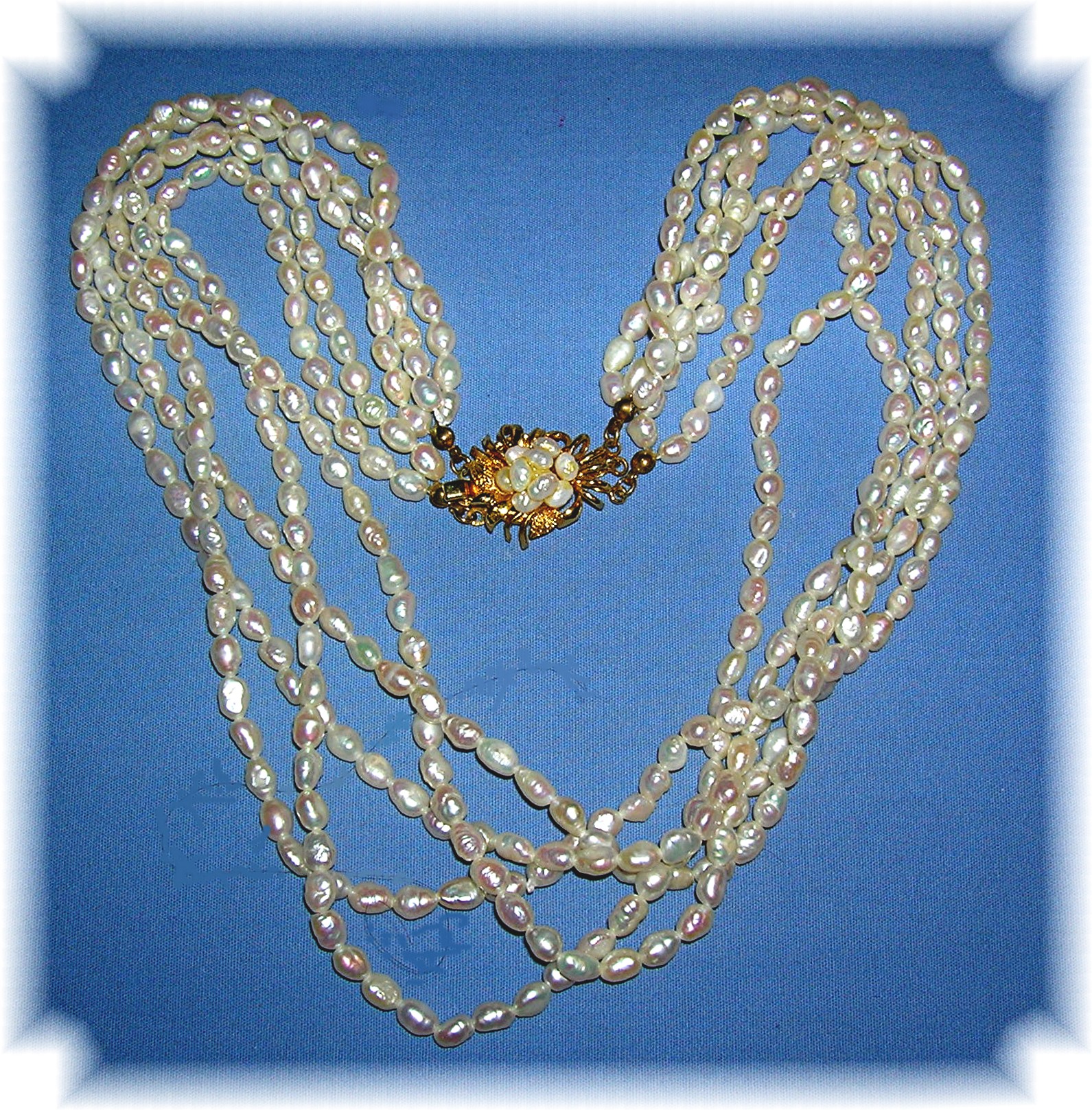 Freshwater Pearl 5 Strand Necklace