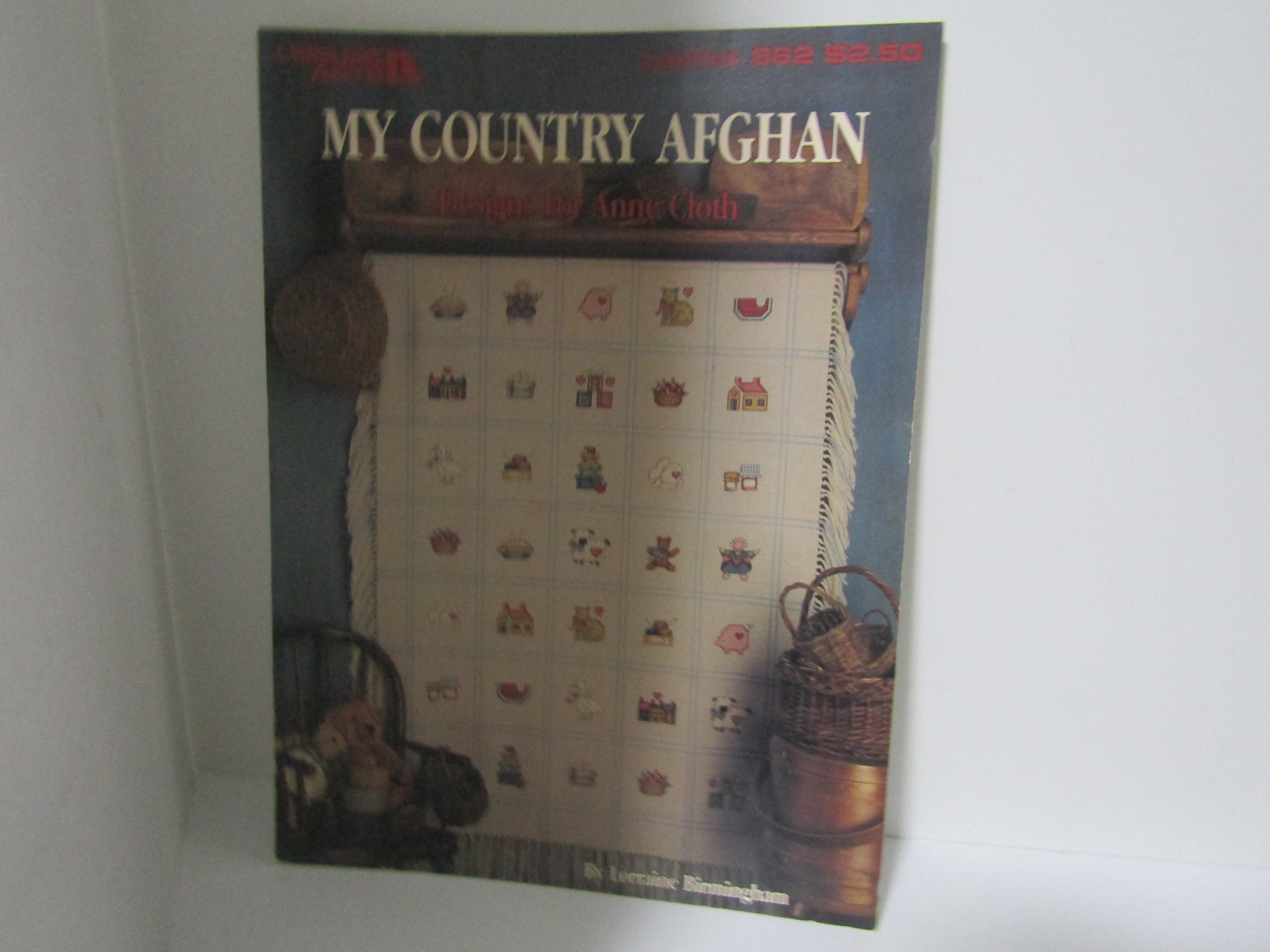 Leisure Arts My Country Afghan  #862