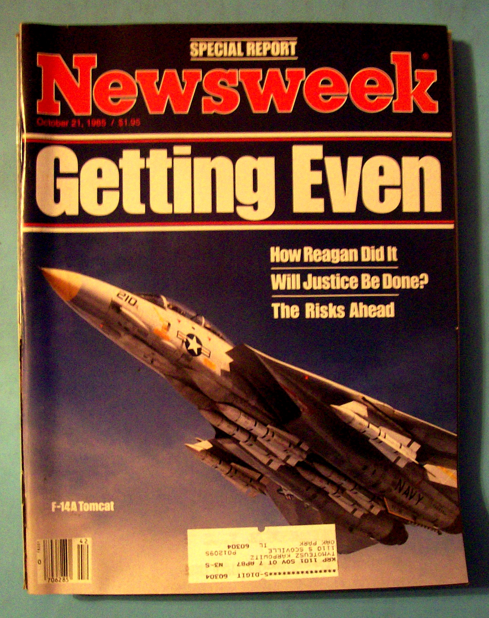 Newsweek Magazine - October 21, 1985 - Getting Even
