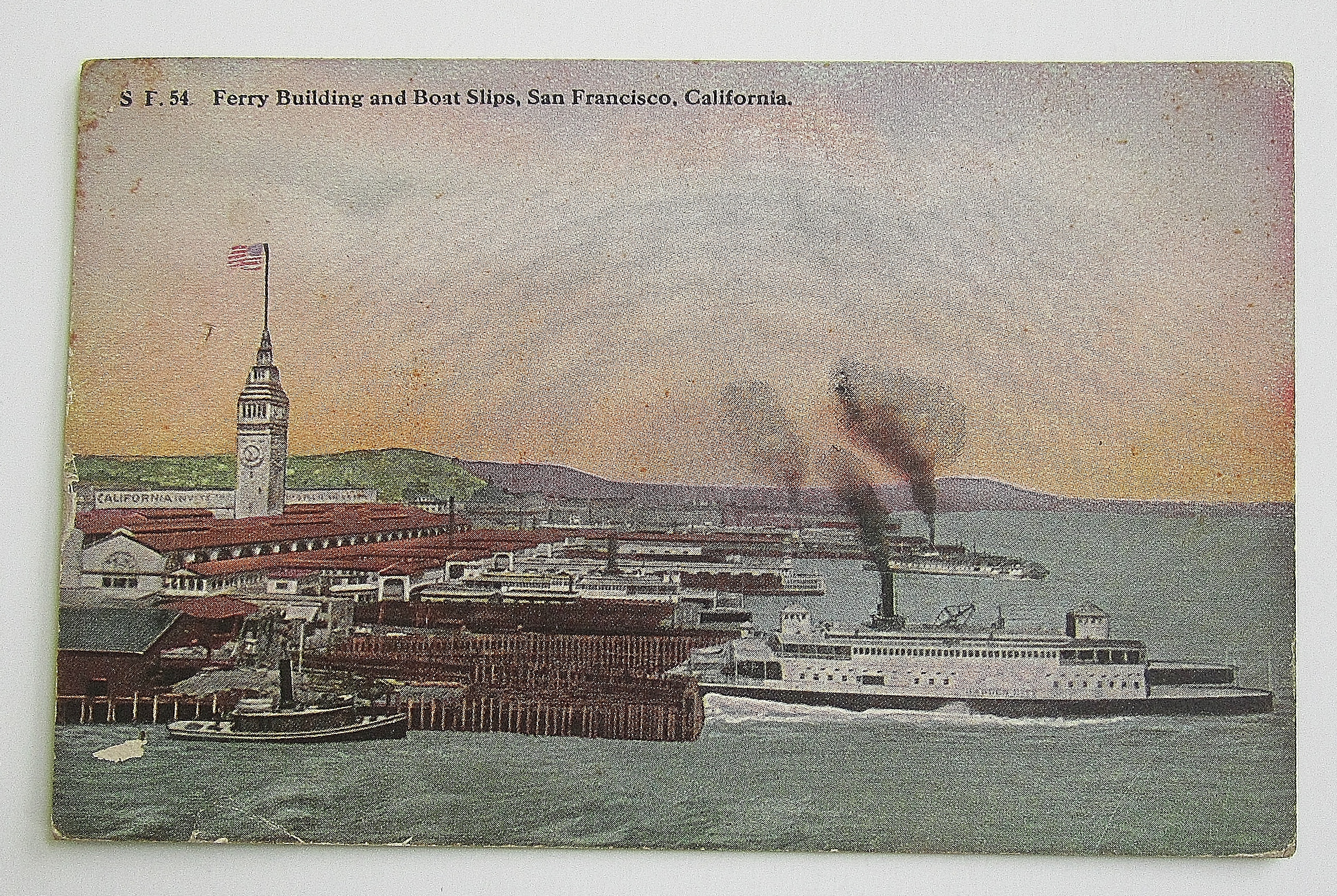Ferry Building & Boat Slips, San Francisco, California