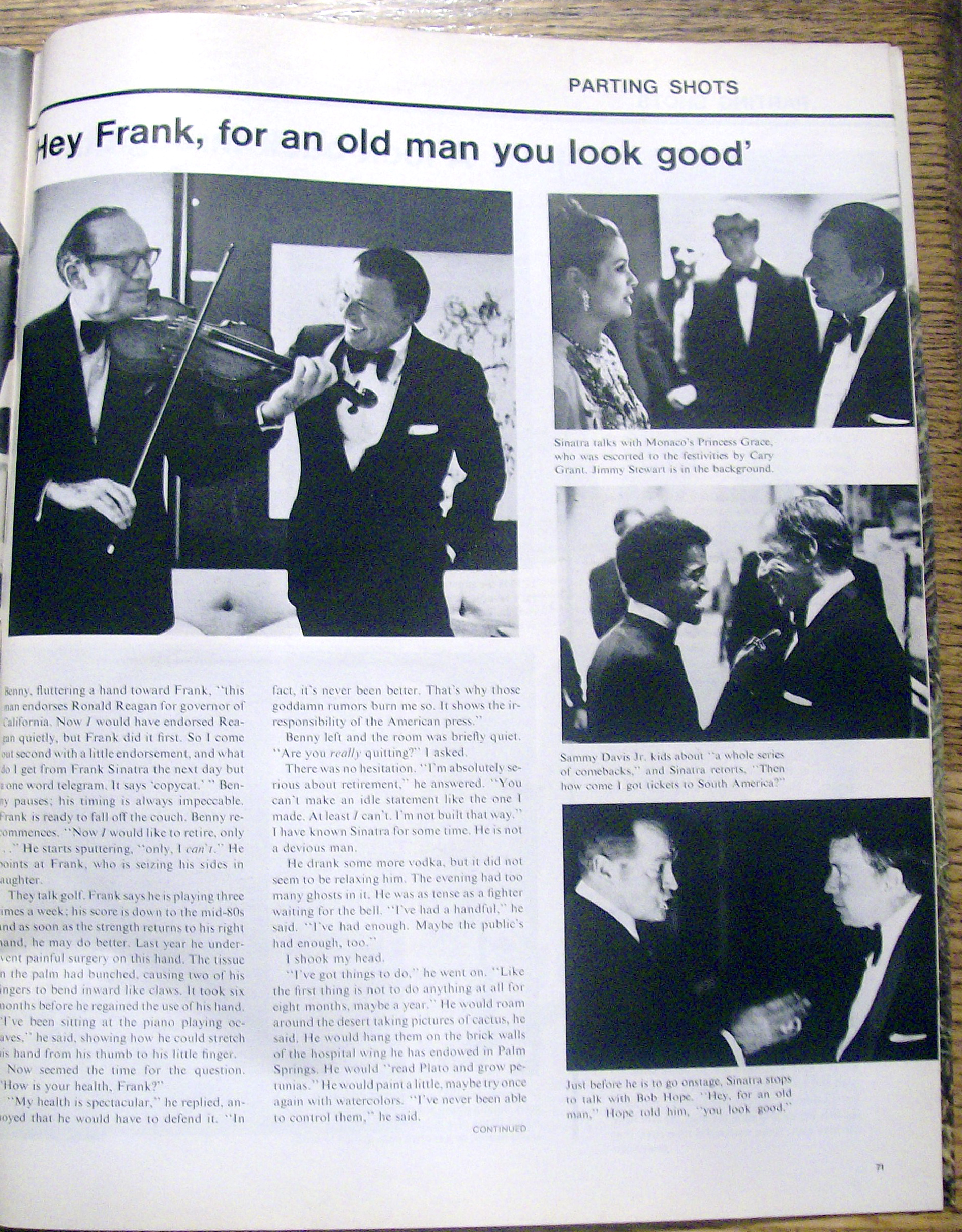 Life Magazine - June 25, 1971 - Frank Sinatra