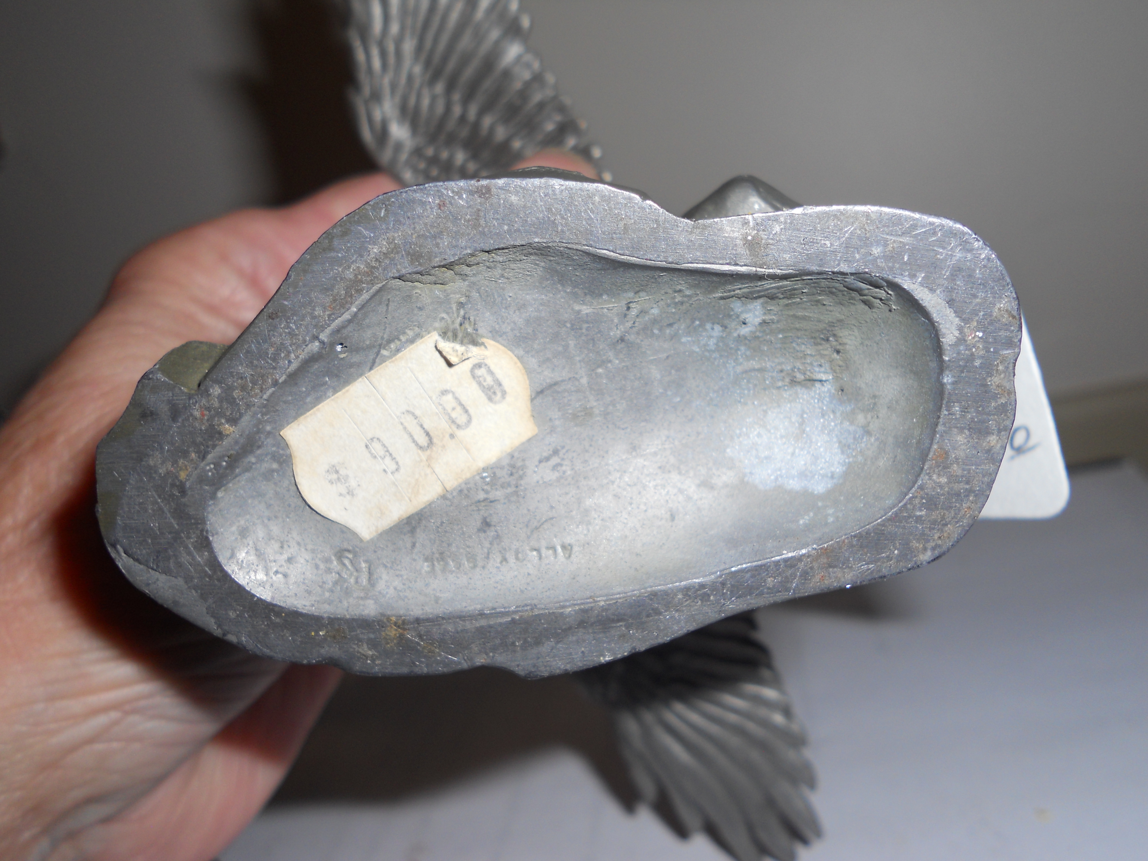 Eagle Figurines Pair R S Alloy 8355