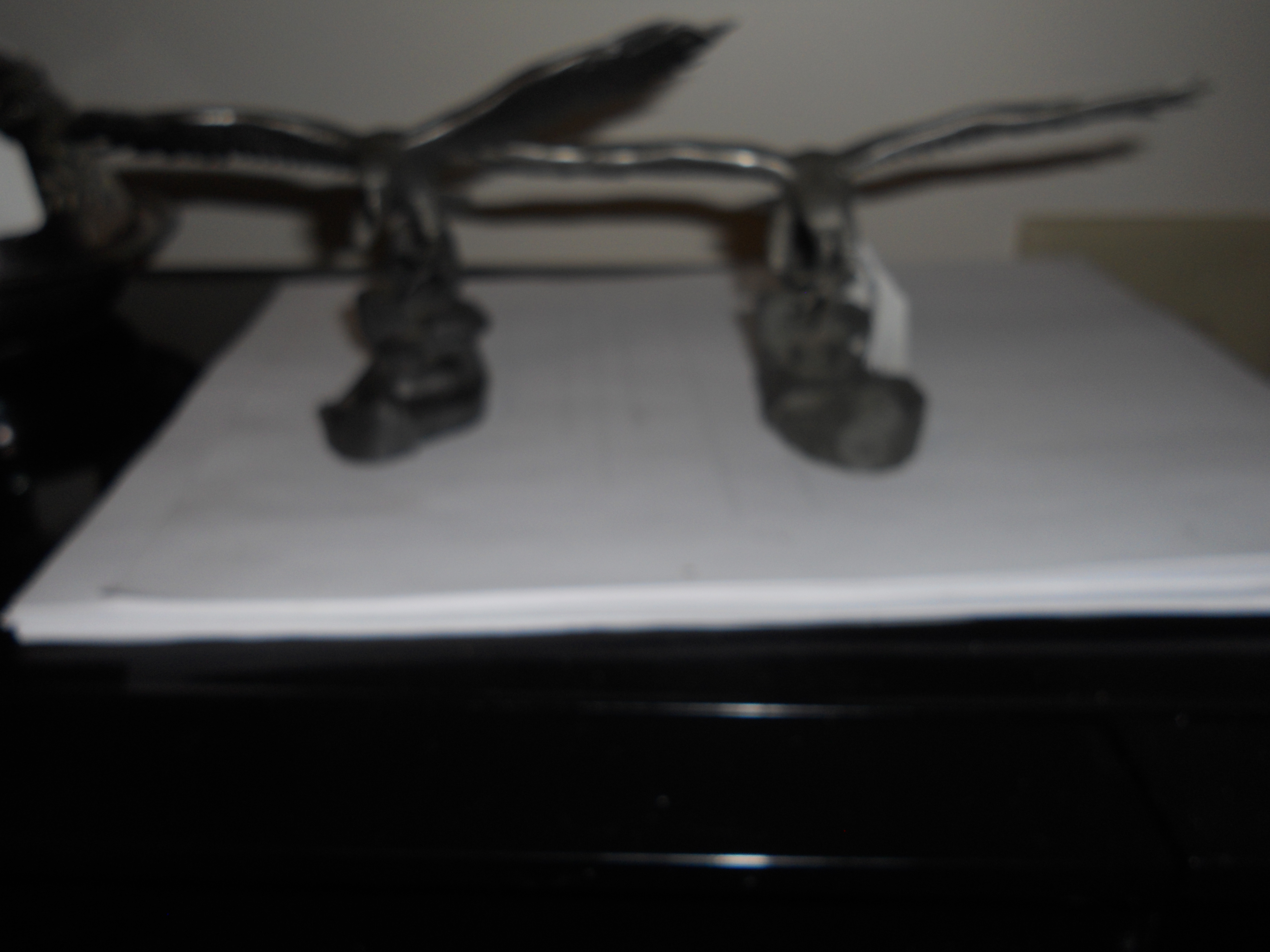 Eagle Figurines Pair R S Alloy 8355