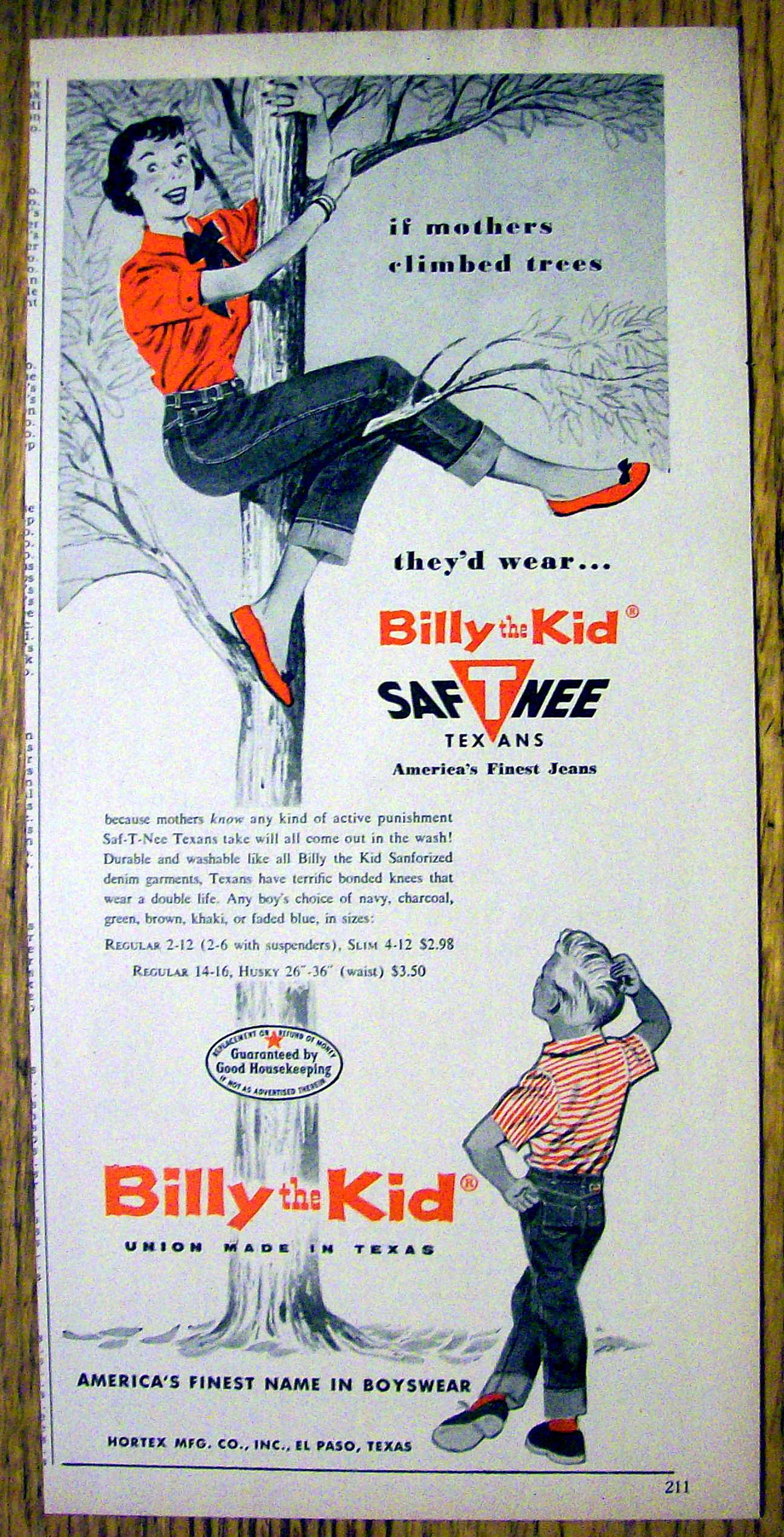 1956 Billy The Kid with Woman In Tree