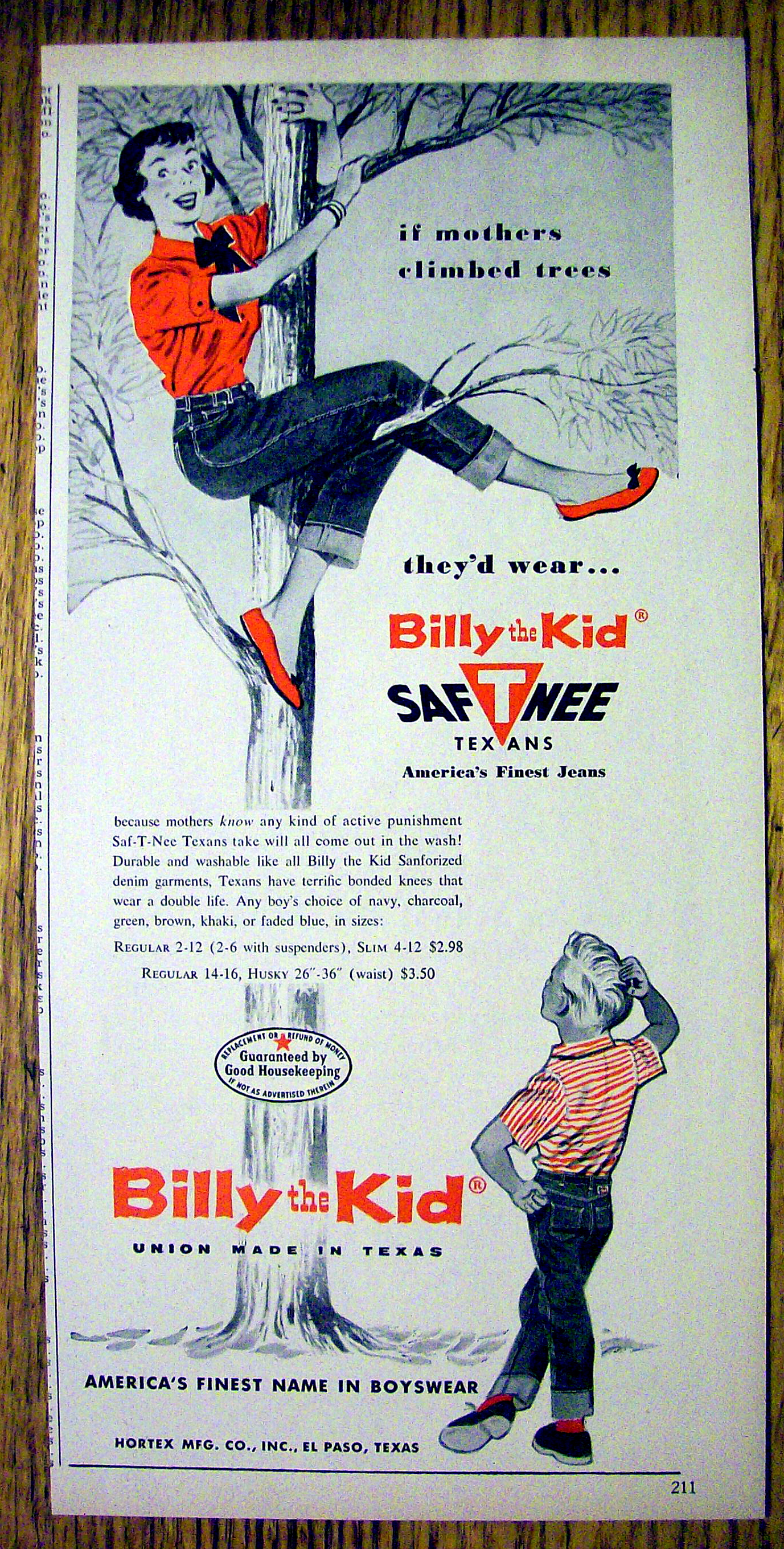 1956 Billy The Kid with Woman In Tree