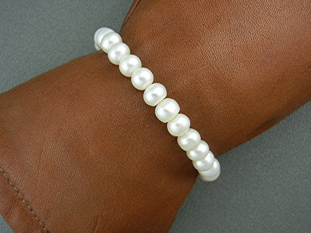 Freshwater Pearls Bracelet Silver Clasp