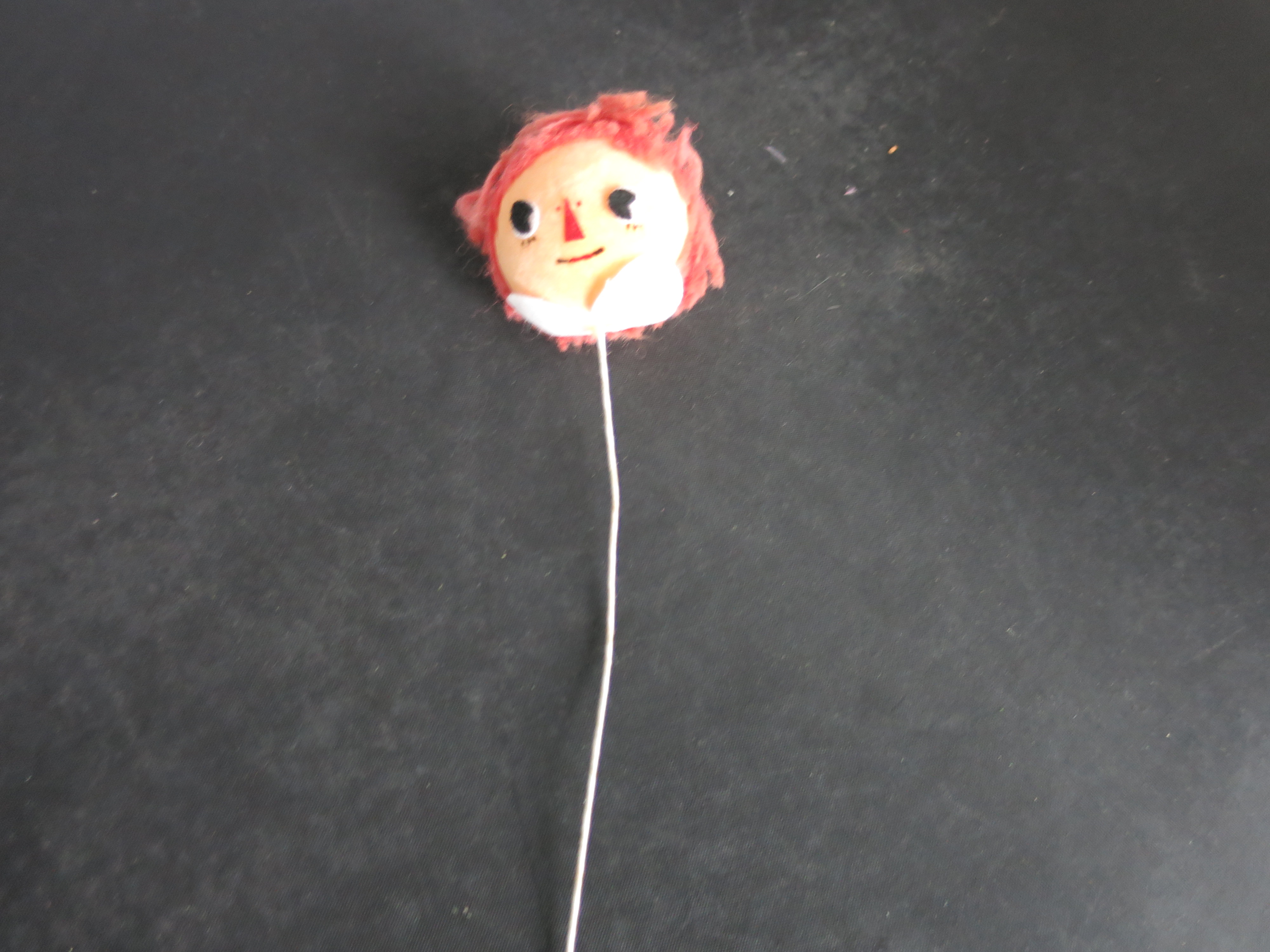 Vintage Raggedy Andy Floral Pic Crafting Japan